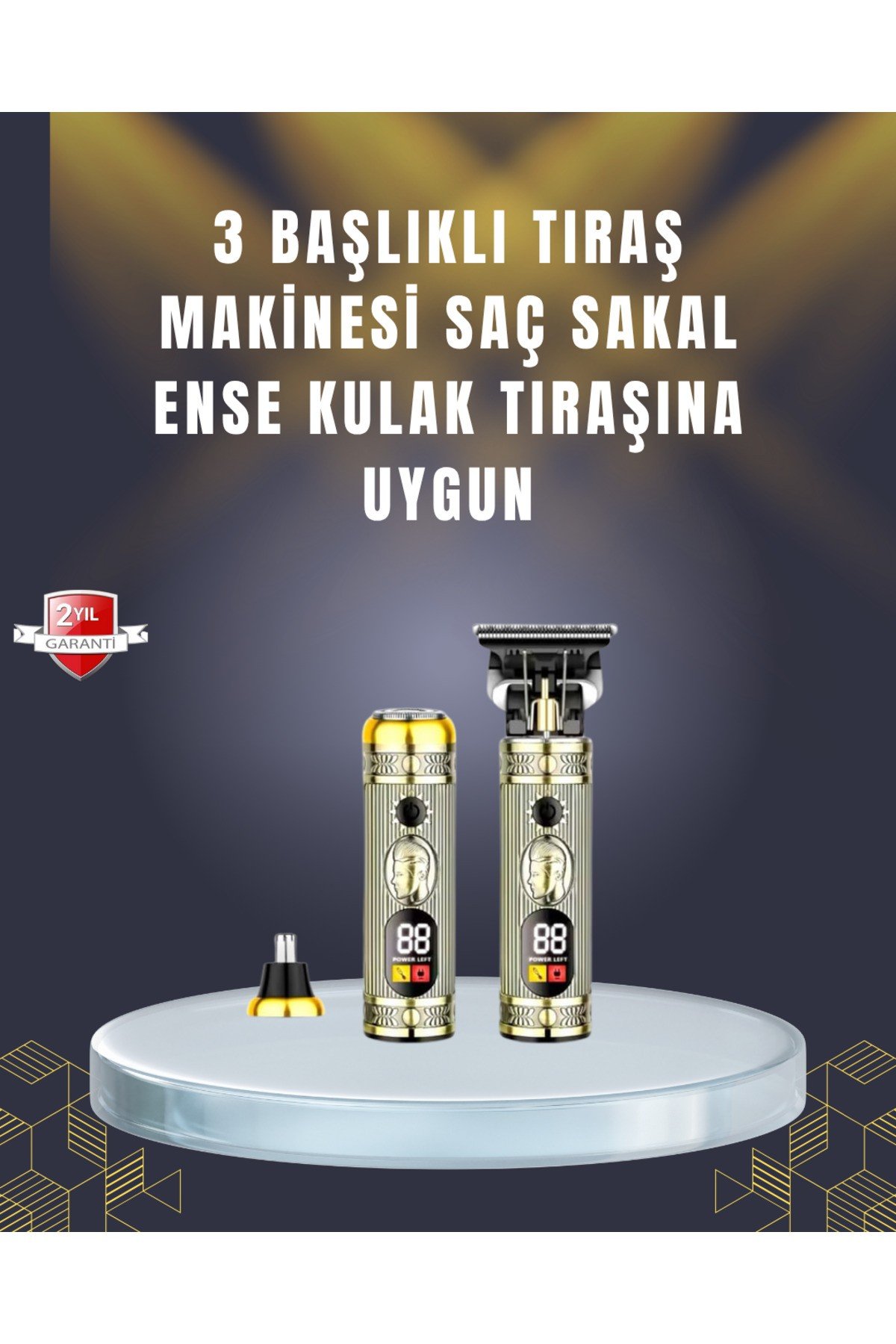 Sıfır Boşluk T Bıçaklı Erkek Bakım Seti – Çok Başlıklı
