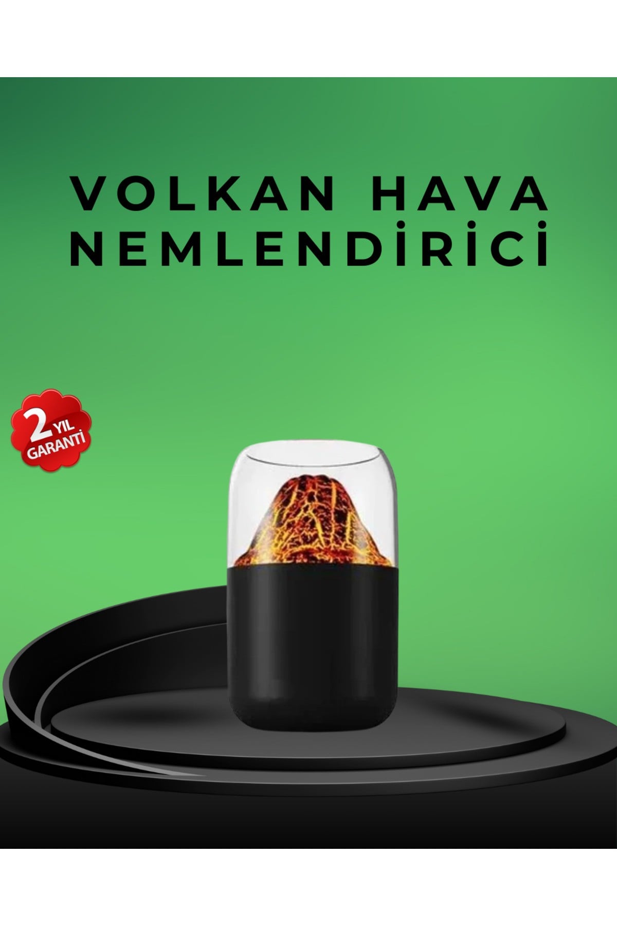 Şık Tasarımlı Aromaterapi ve Nemlendirici Cihaz