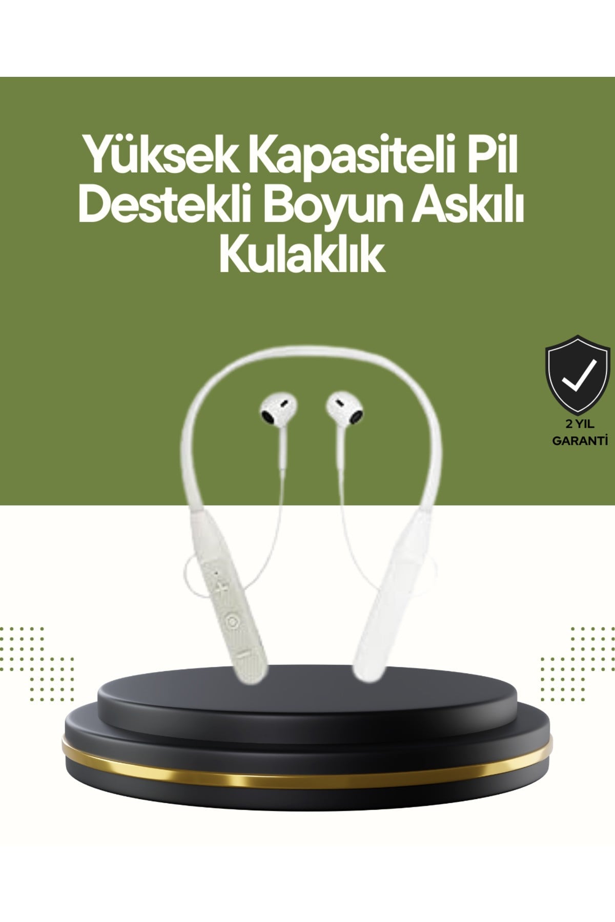 Spor ve Günlük Kullanım İçin 100 Saatlik Kablosuz Kulaklık