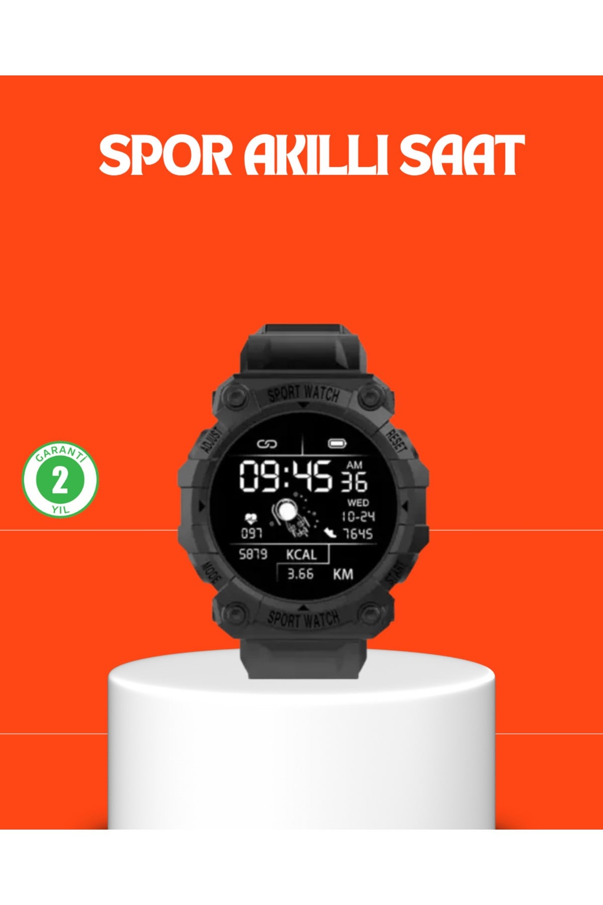 Sporcu Akıllı Saat – Kalp Atışı, Adım, Kalori Ve Tansiyon Takipli