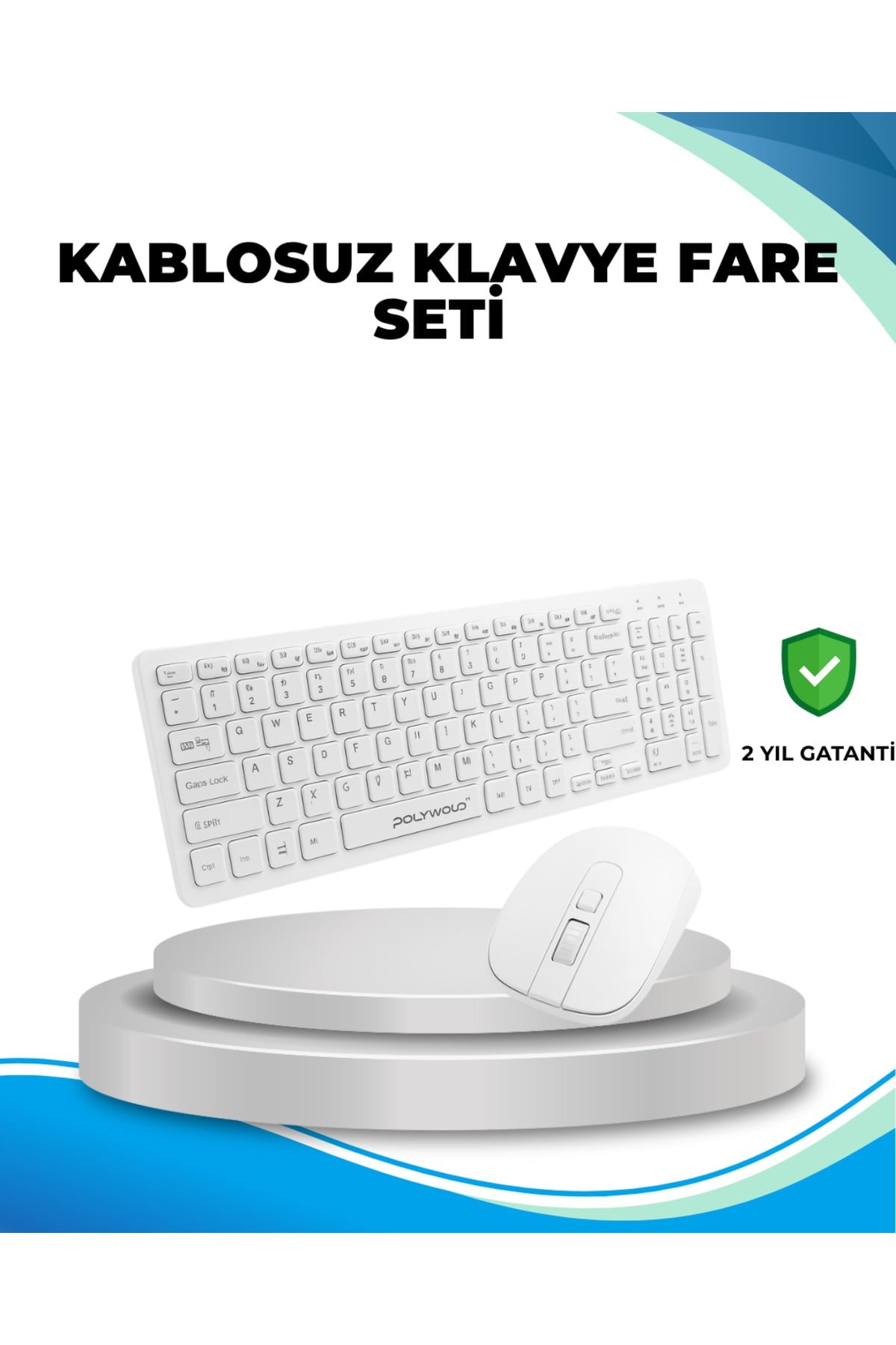 SPTRNS Q Klavye Klavye ve Mouse Seti USB (12508) Girişli Kablosuz