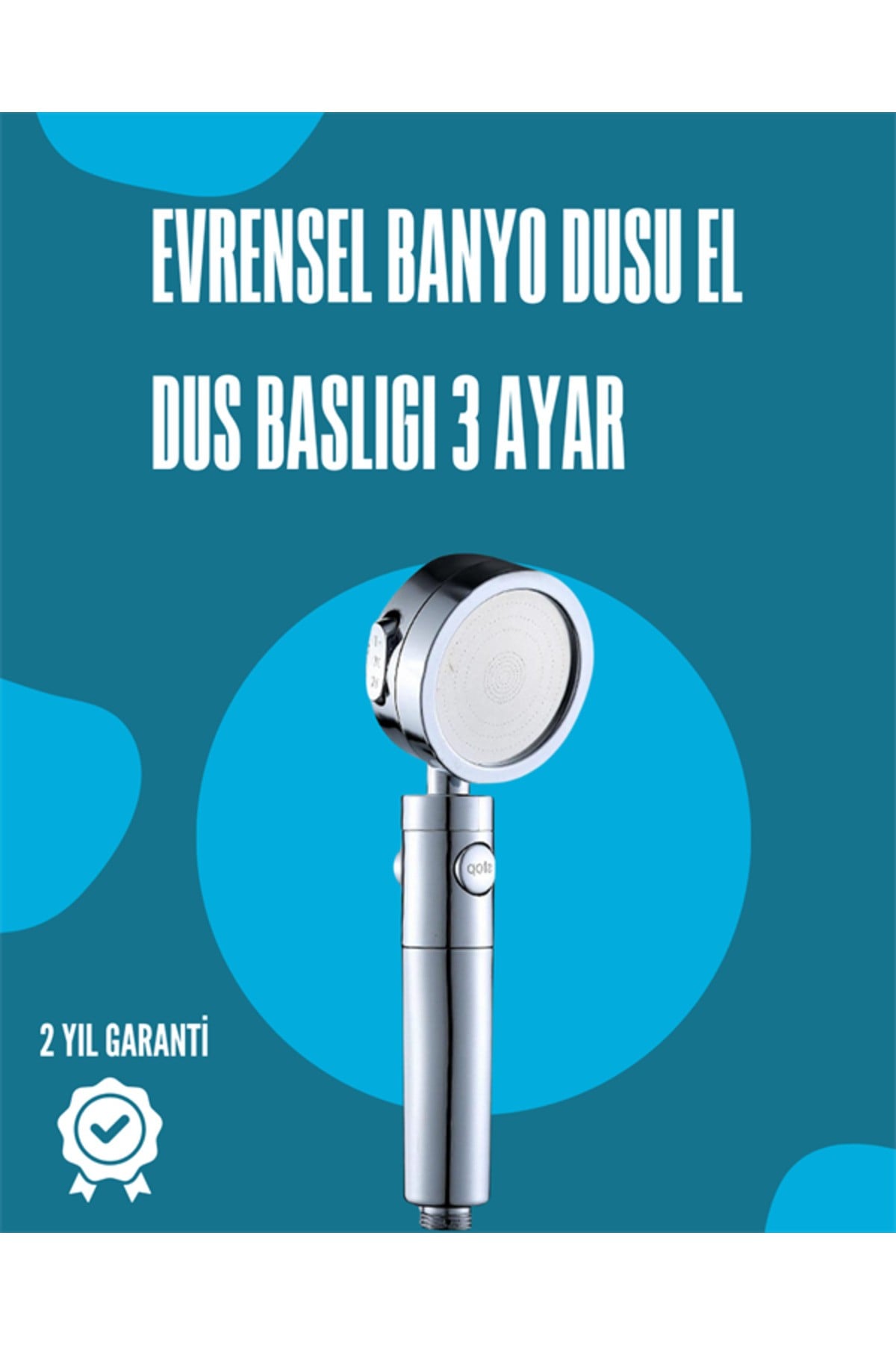 Su Tasarruflu ve Kolay Kurulumlu El Duş Başlığı – Yüksek