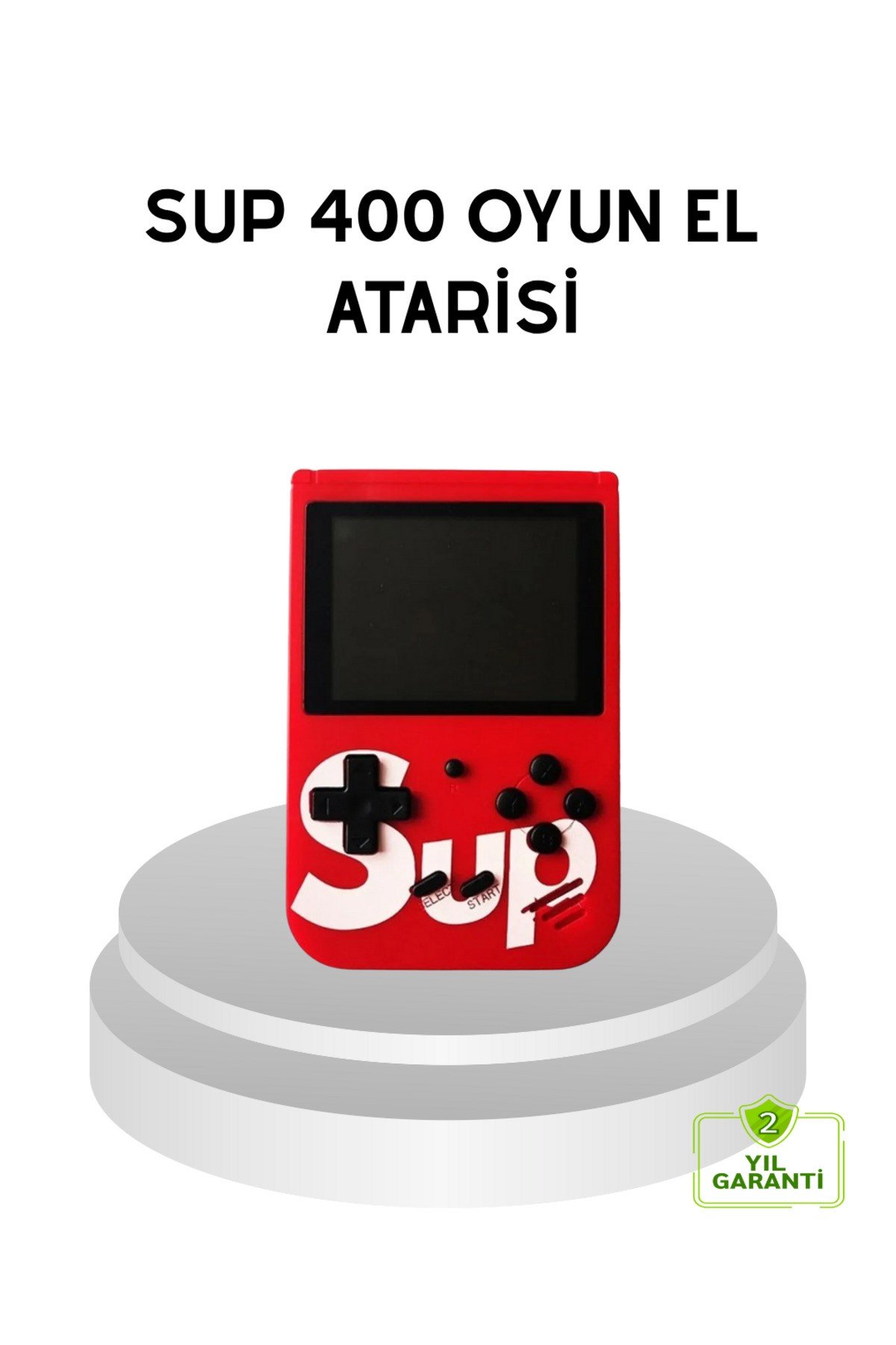 SUP Retro El Konsolu – 500 Oyun, TV Bağlantılı, 3 İnç Ekranlı Şarjlı Mini Atari