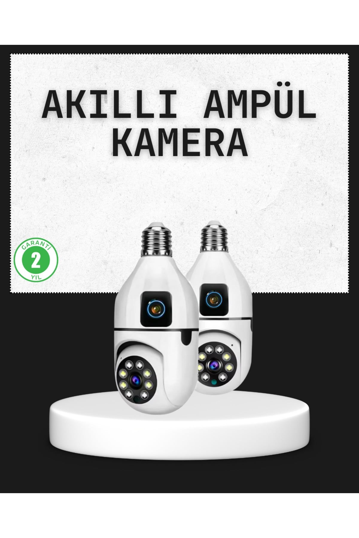 Tak Çalıştır Ampul Kamera – Full HD 1080P Kablosuz Güvenlik Çözümü
