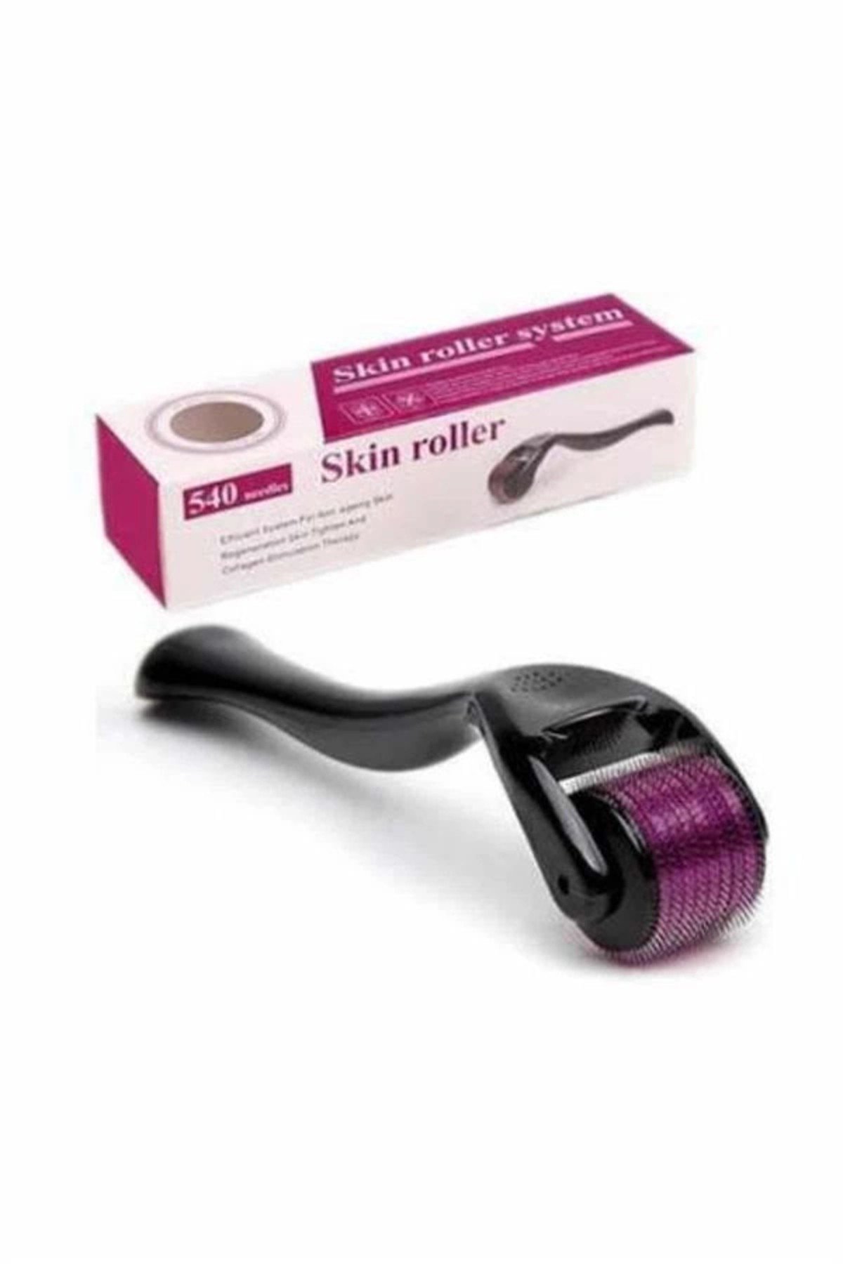 Tarağı Dermaroller 540 Iğneli Roller 1 Mm Iğne Cilt Yüz Yenileme Bakım Seti