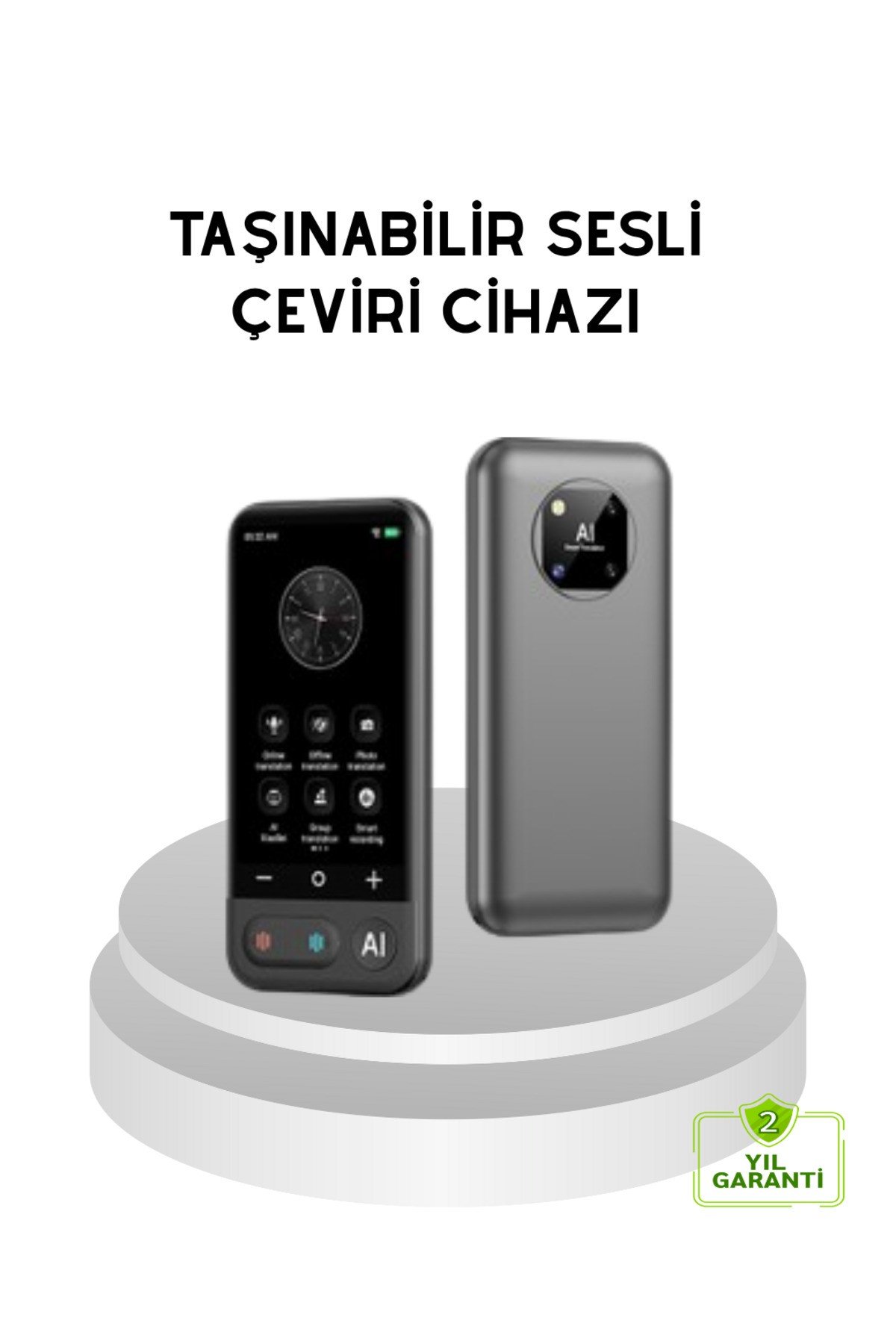 Taşınabilir Akıllı Tercüme Cihazı – Gerçek Zamanlı Ses ve Metin Çevirisi