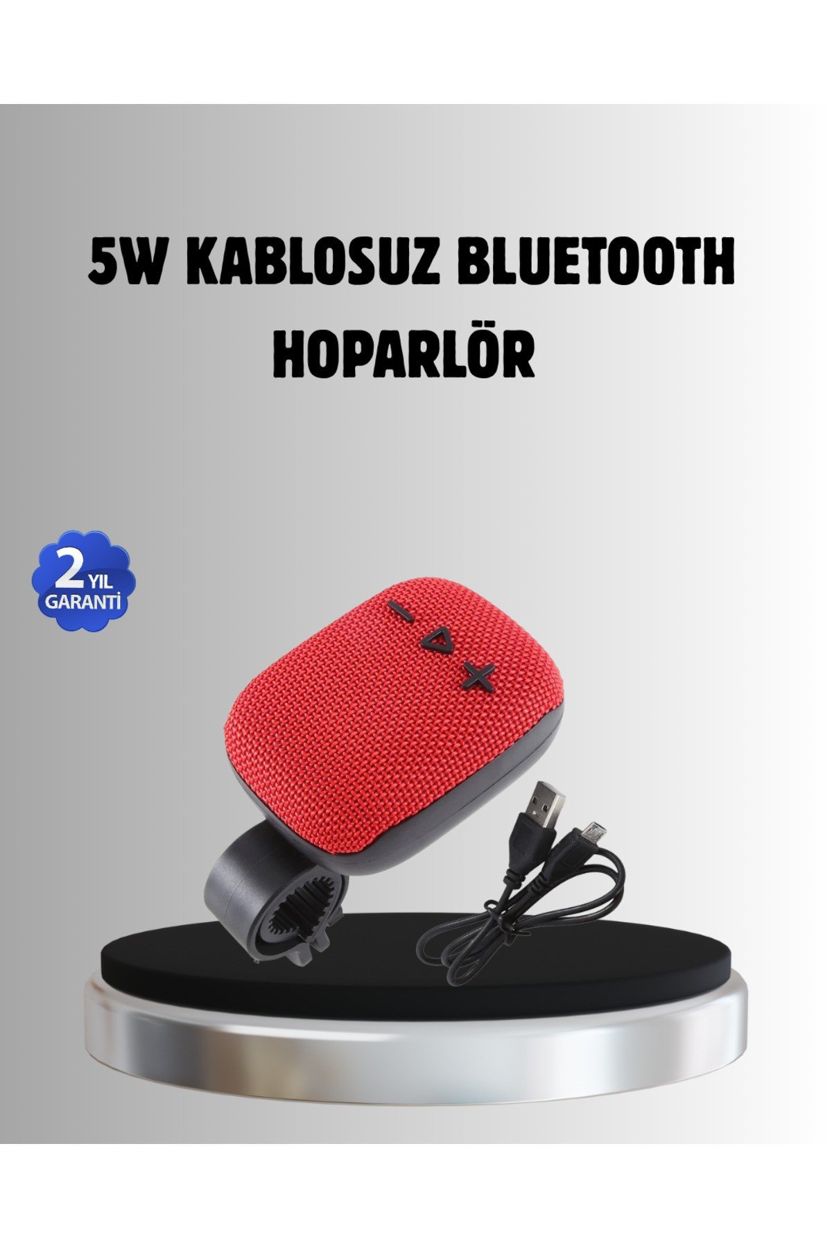 Taşınabilir Bluetooth Hoparlör – 5W Güçlü Ses, TWS ve FM Radyo Özellikli