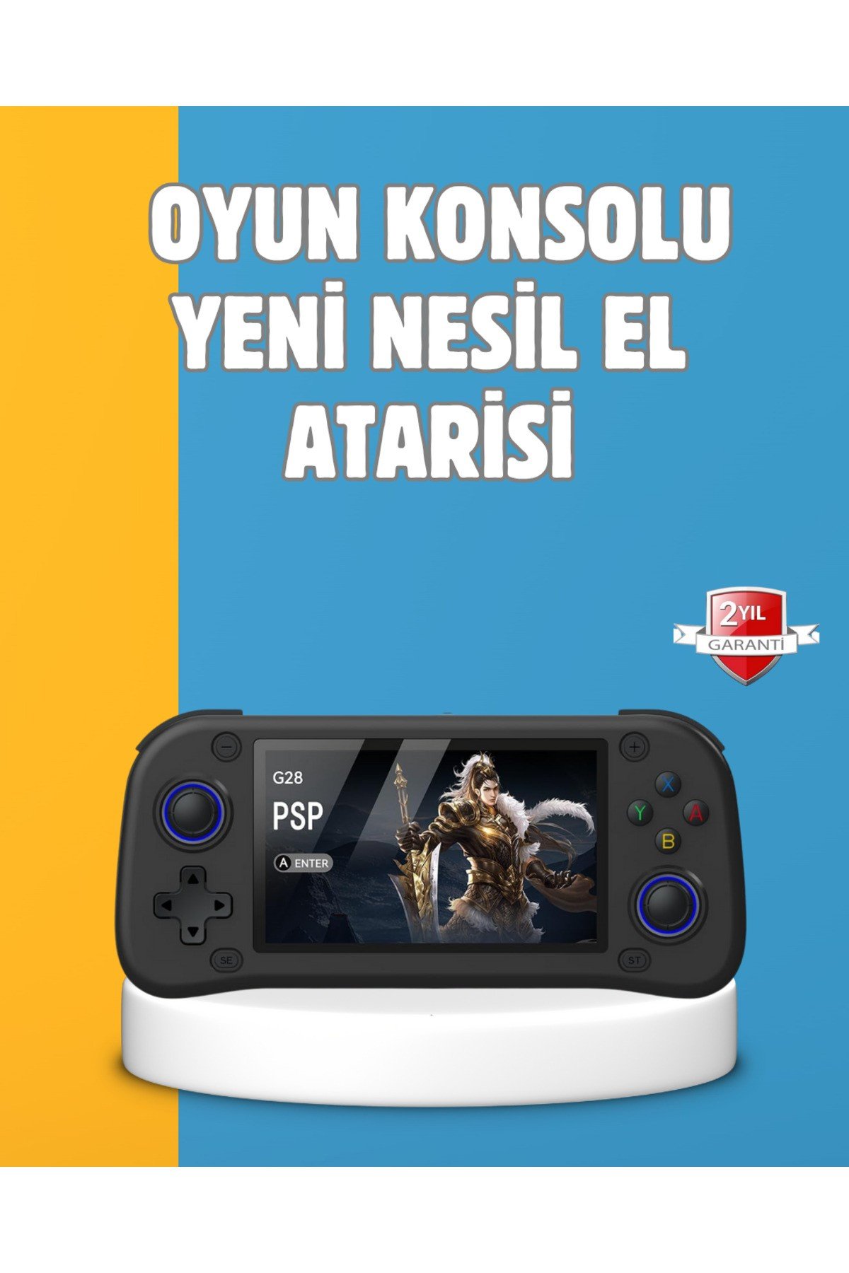 Taşınabilir El Tipi Oyun Konsolu Çoklu Emülatör Destekli 64GB