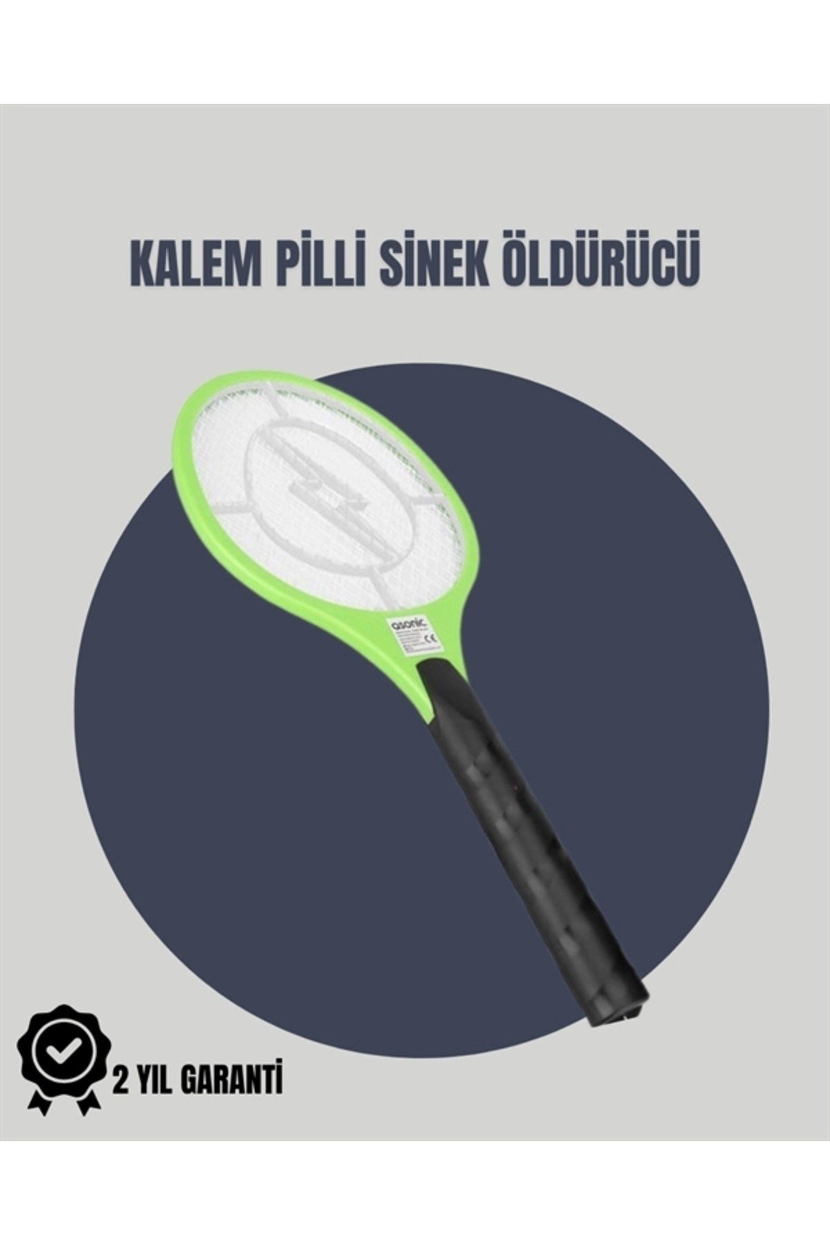 Taşınabilir Elektronik Sinek Swatter – Kimyasal İçermeyen, Ergonomik Tasarım