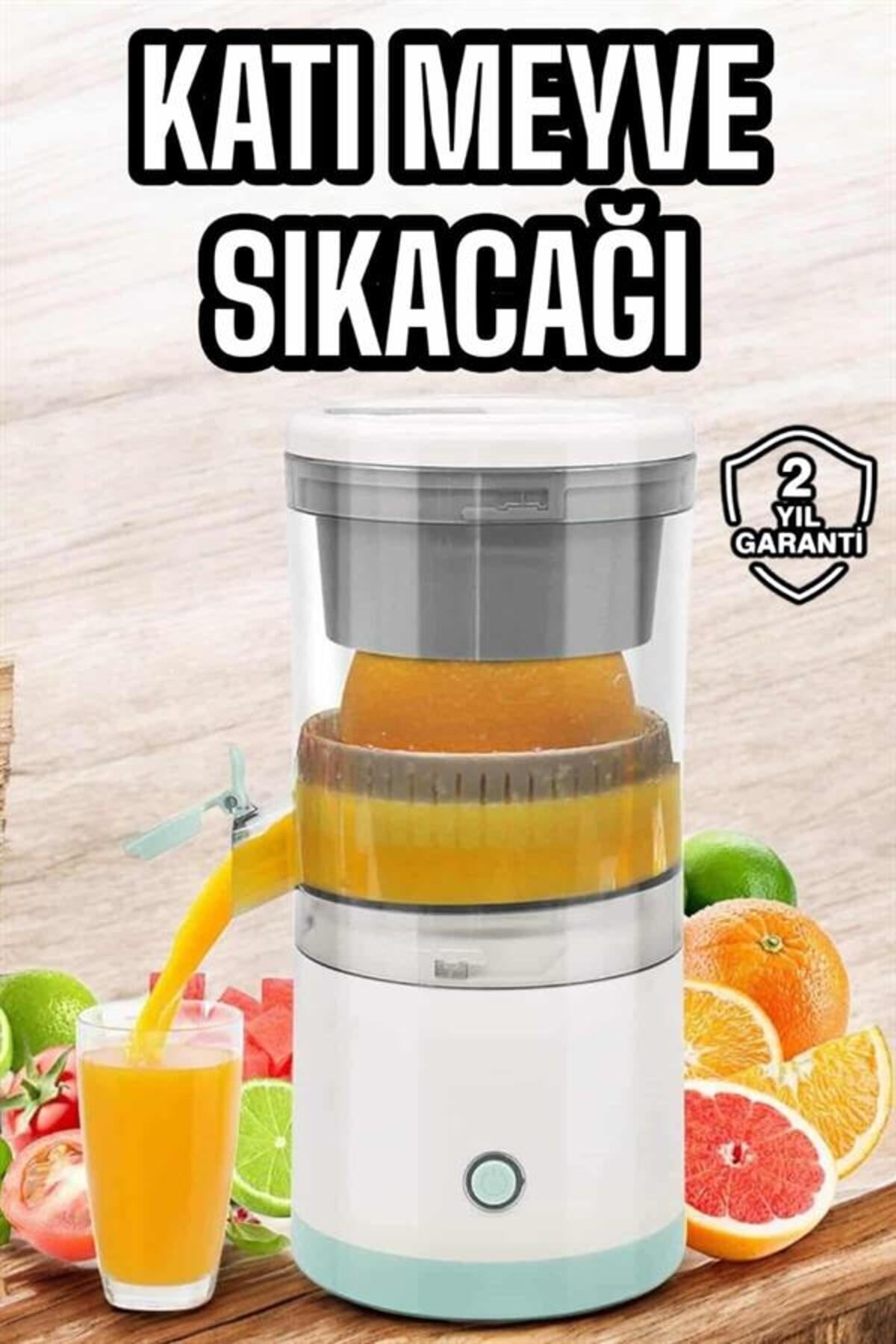 Taşınabilir Kablosuz Taşınabilir Şarjlı Narenciye Sıkacağı Portakal Meyve Sıkacağı Çift