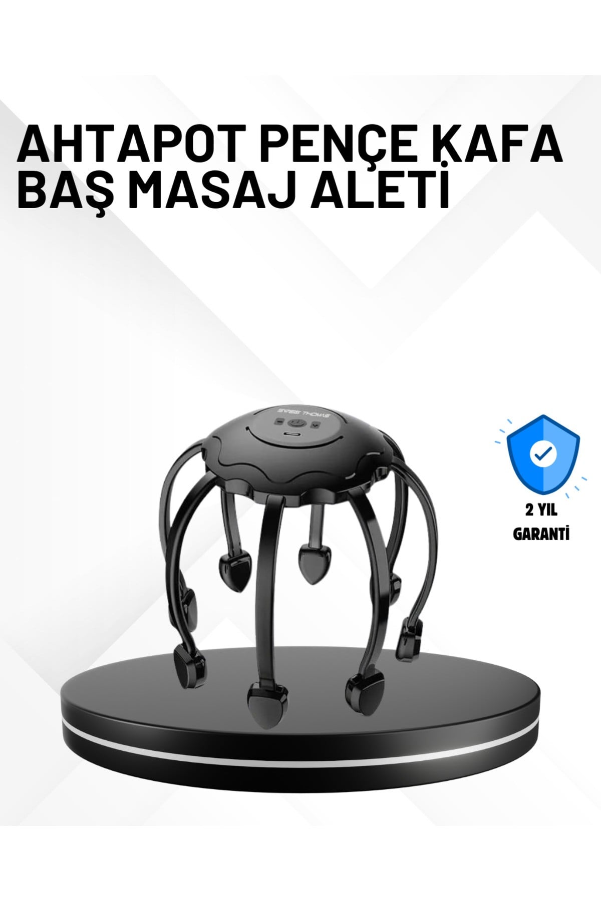 Taşınabilir Kafa Masaj Cihazı Eller Serbest 360° Profesyonel Masaj
