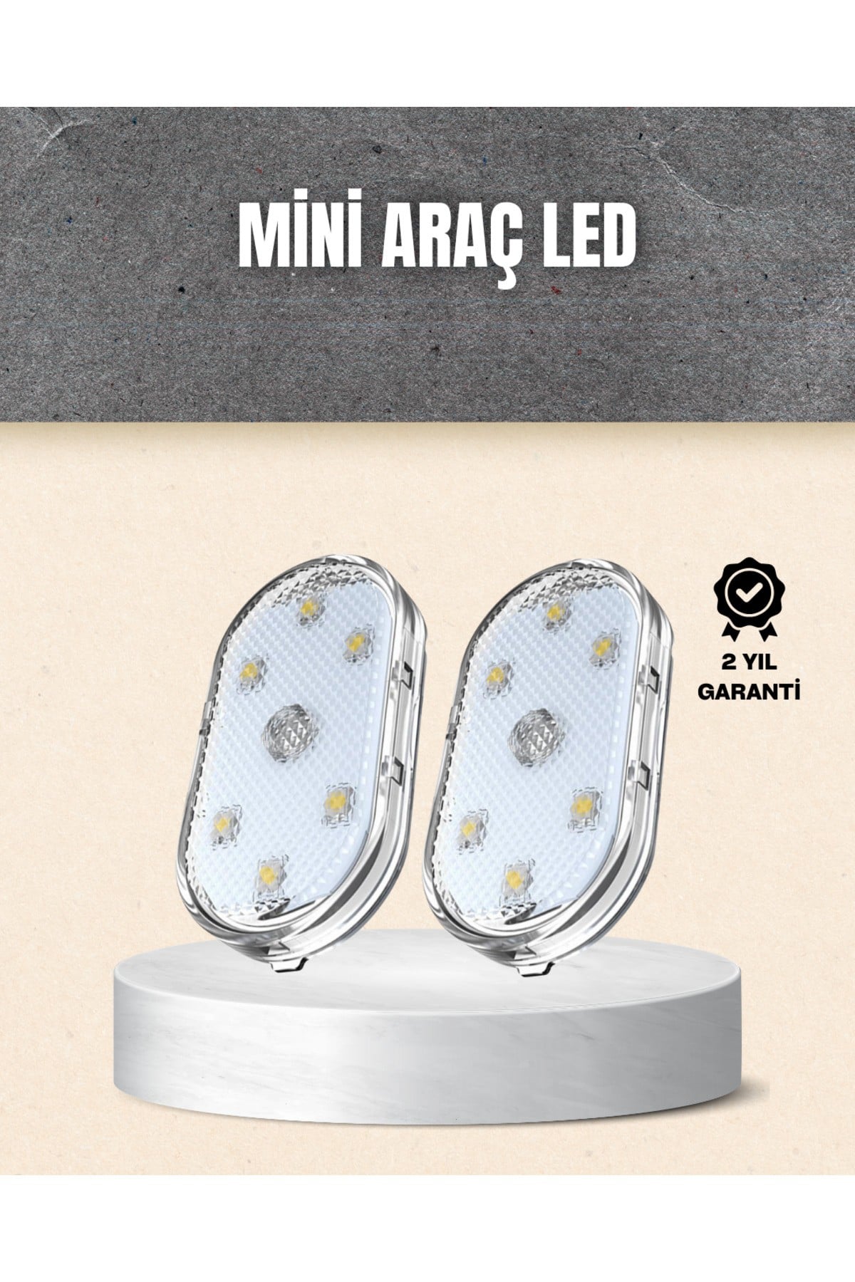 Taşınabilir Manyetik Mini LED Lamba 7 Renk Seçenekli