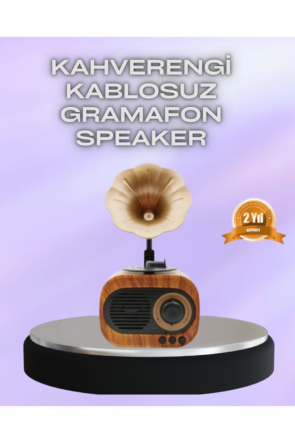 Taşınabilir Mini Retro Radyo Bluetooth Hoparlör USB SD AUX Destekli