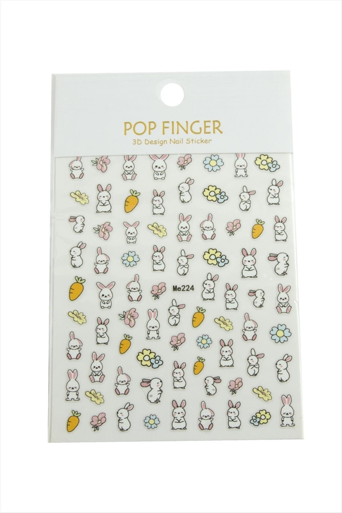 Tavşan Havuç Tattoo Dövme Sticker