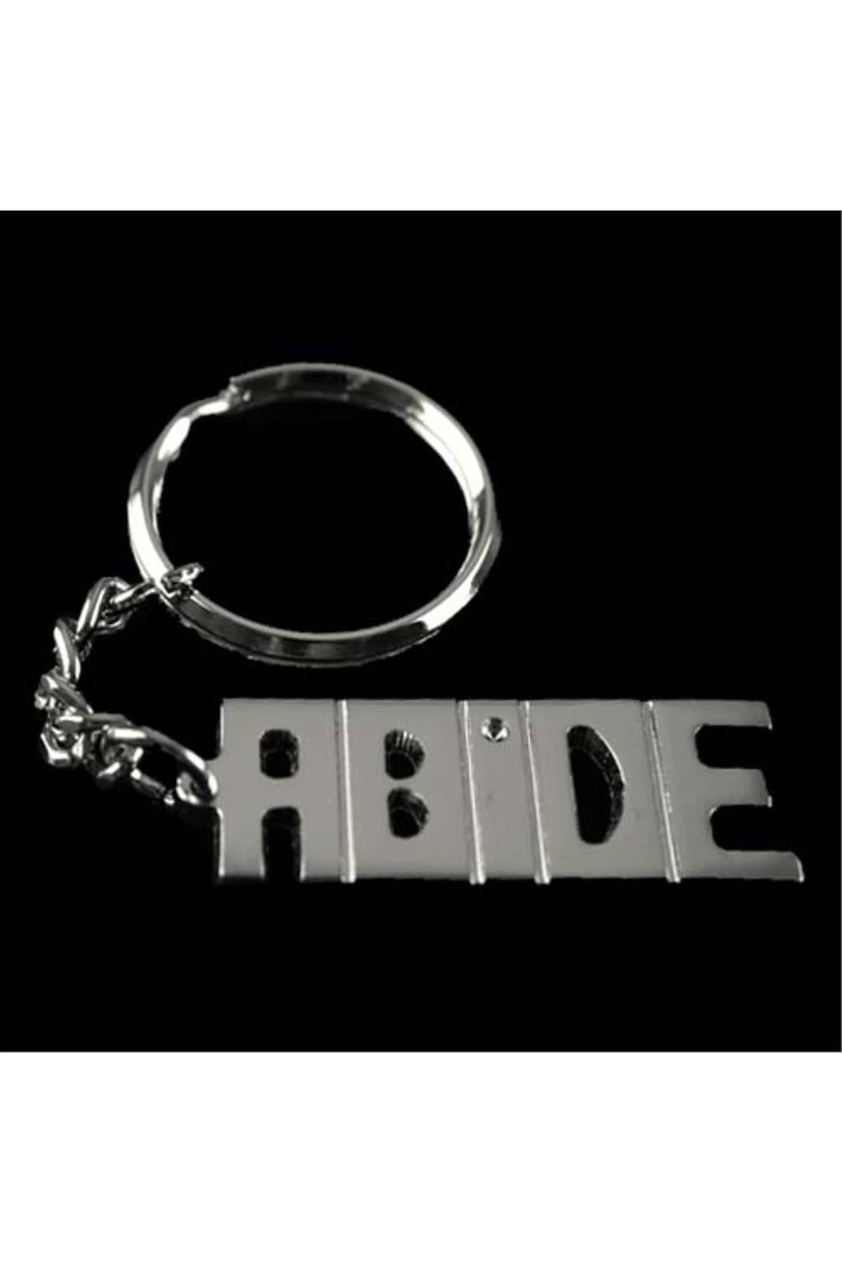 TECHMRT Abide İsimli (95906) Anahtarlık-Gümüş Rengi