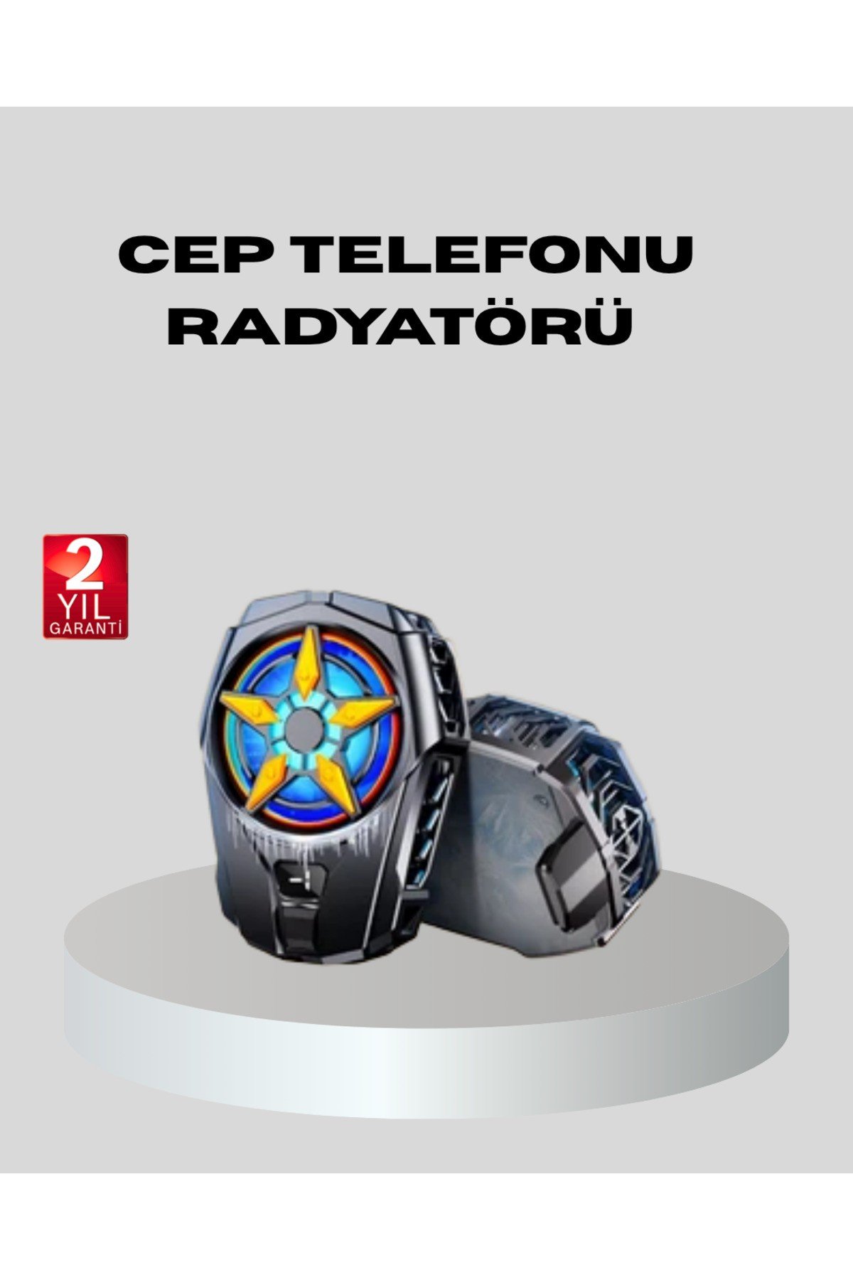 Telefon Soğutucu Radyatör Type-C Bağlantılı 2 Kademeli Dijital Kontrollü