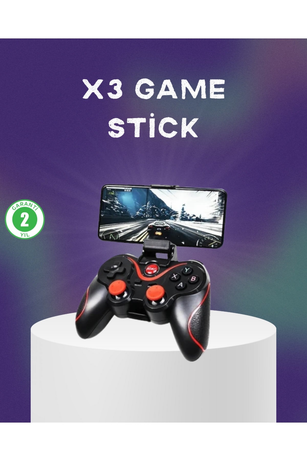 Telefon, Tablet ve PC İçin Çok Fonksiyonlu Bluetooth Gamepad
