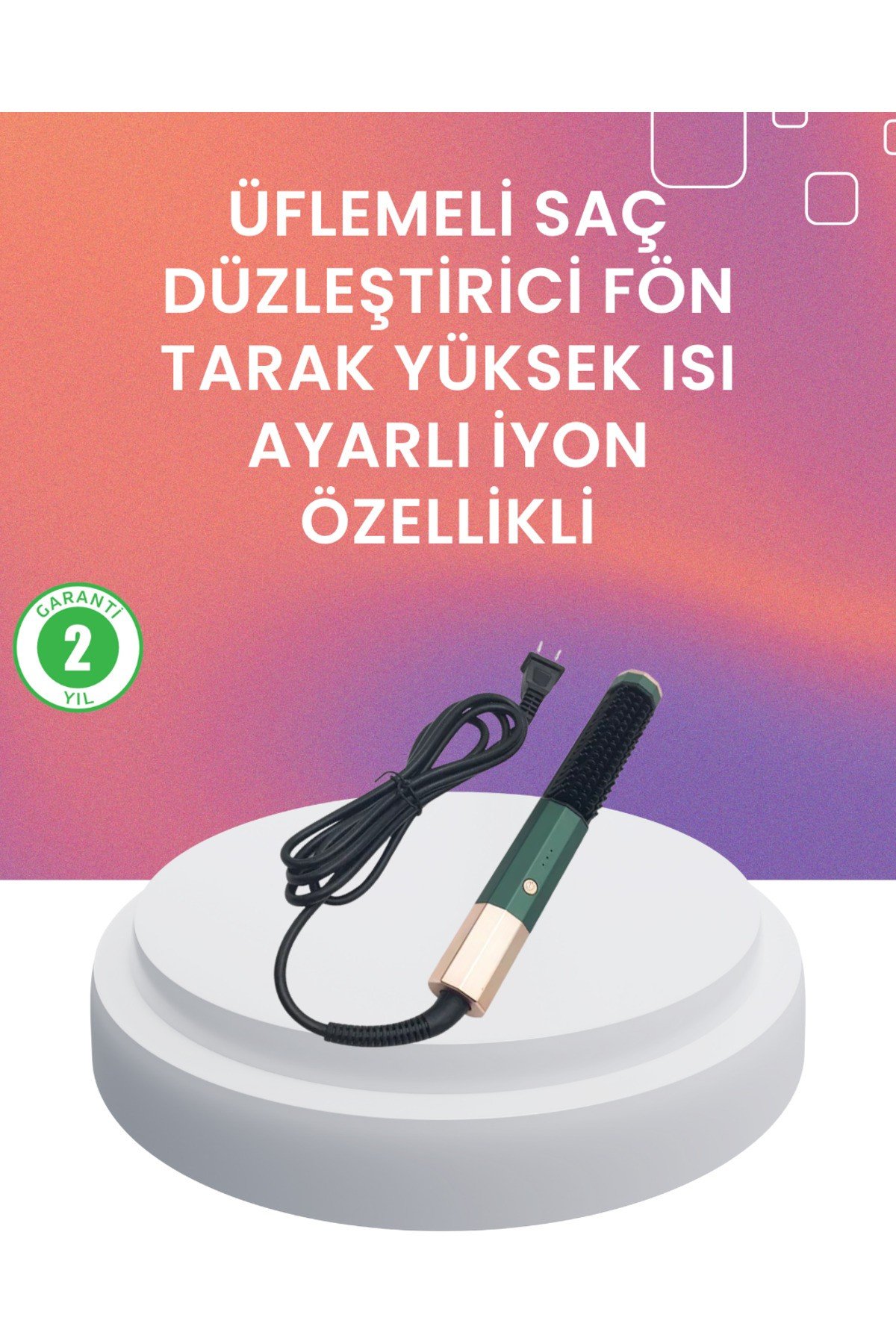 Termal Koruma Sistemli Çok Fonksiyonlu Saç Şekillendirme Cihazı