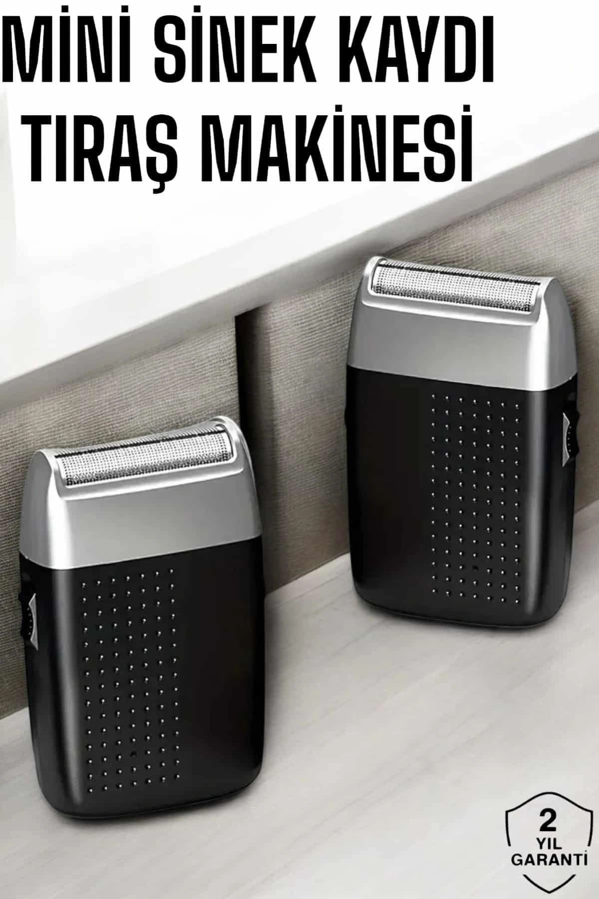 Tıraş Makinesi Mini Sinek Kaydı Şarjlı Taşınabilir Paslanmaz Çelik