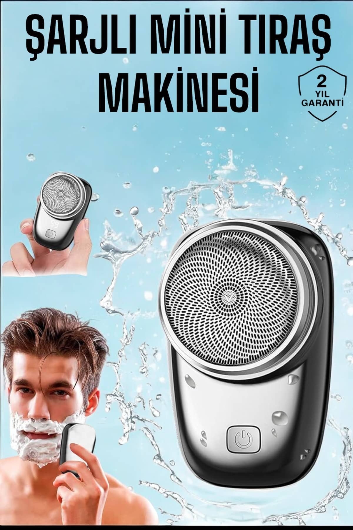 Tıraş Makinesi Sıfır Sinek Kaydı Tıraş Makinesi Şarjlı Kablosuz Taşınabilir