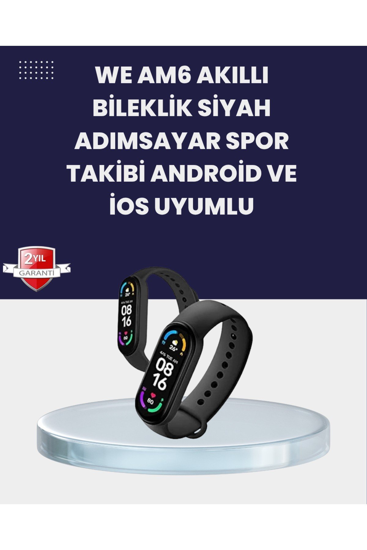 Titreşimli Bildirimli Akıllı Saat – Uyku Analizi ve Spor Modlarıyla