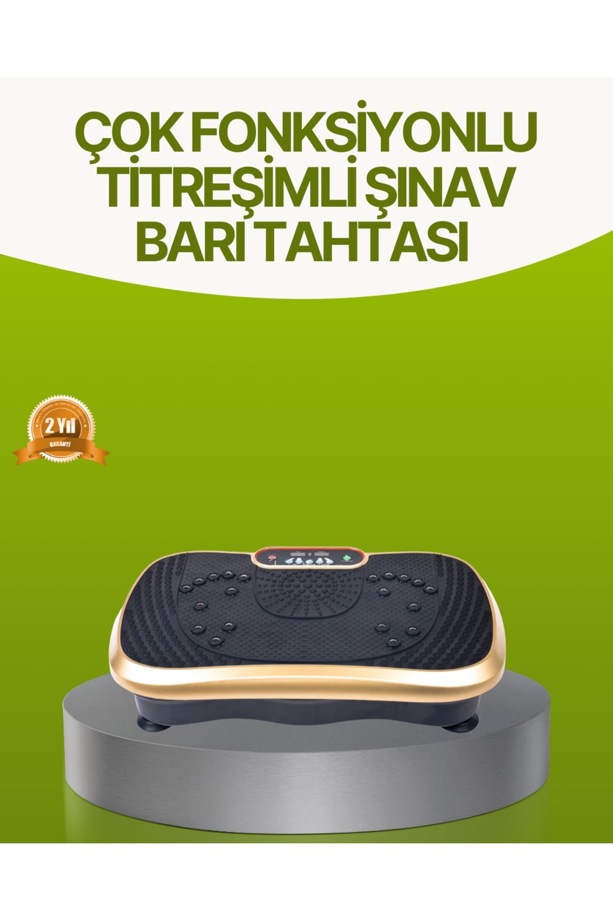 Titreşimli Egzersiz Platformu Evde Fitness ve Kas Güçlendirme