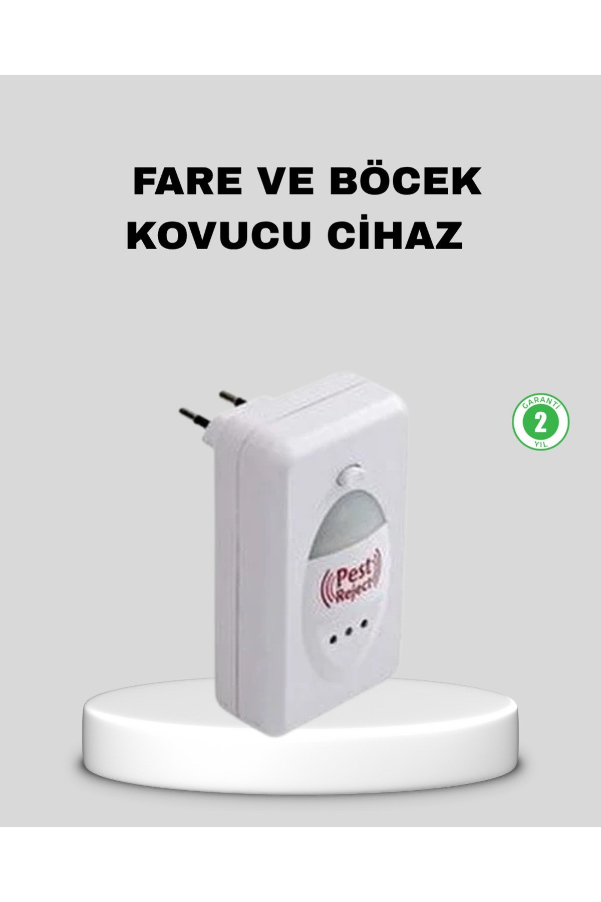 Ultrasonik Haşere Kovucu Cihaz – Sessiz, Kimyasalsız ve Etkili Koruma
