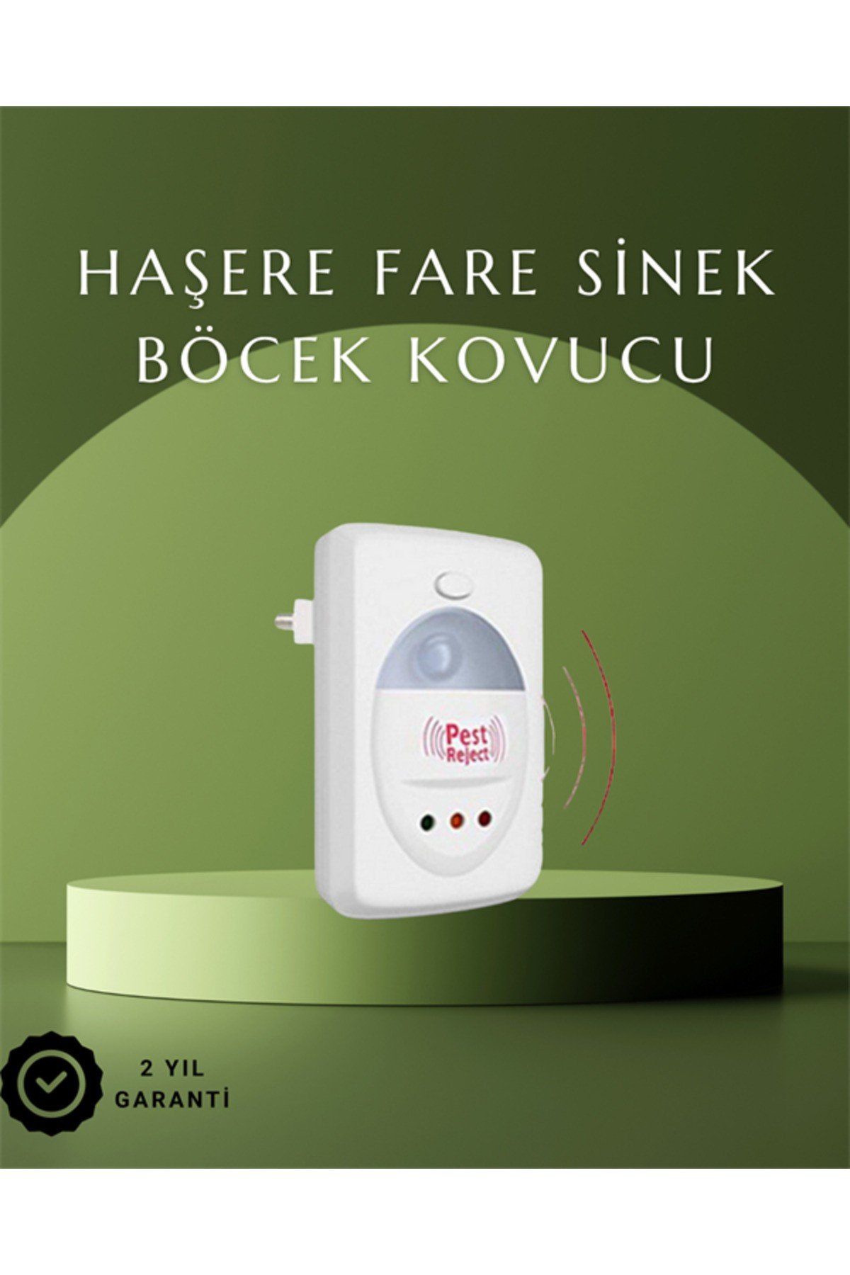 Ultrasonik Ses Dalgalarıyla Kimyasalsız Fare ve Böcek Kovucu Cihaz