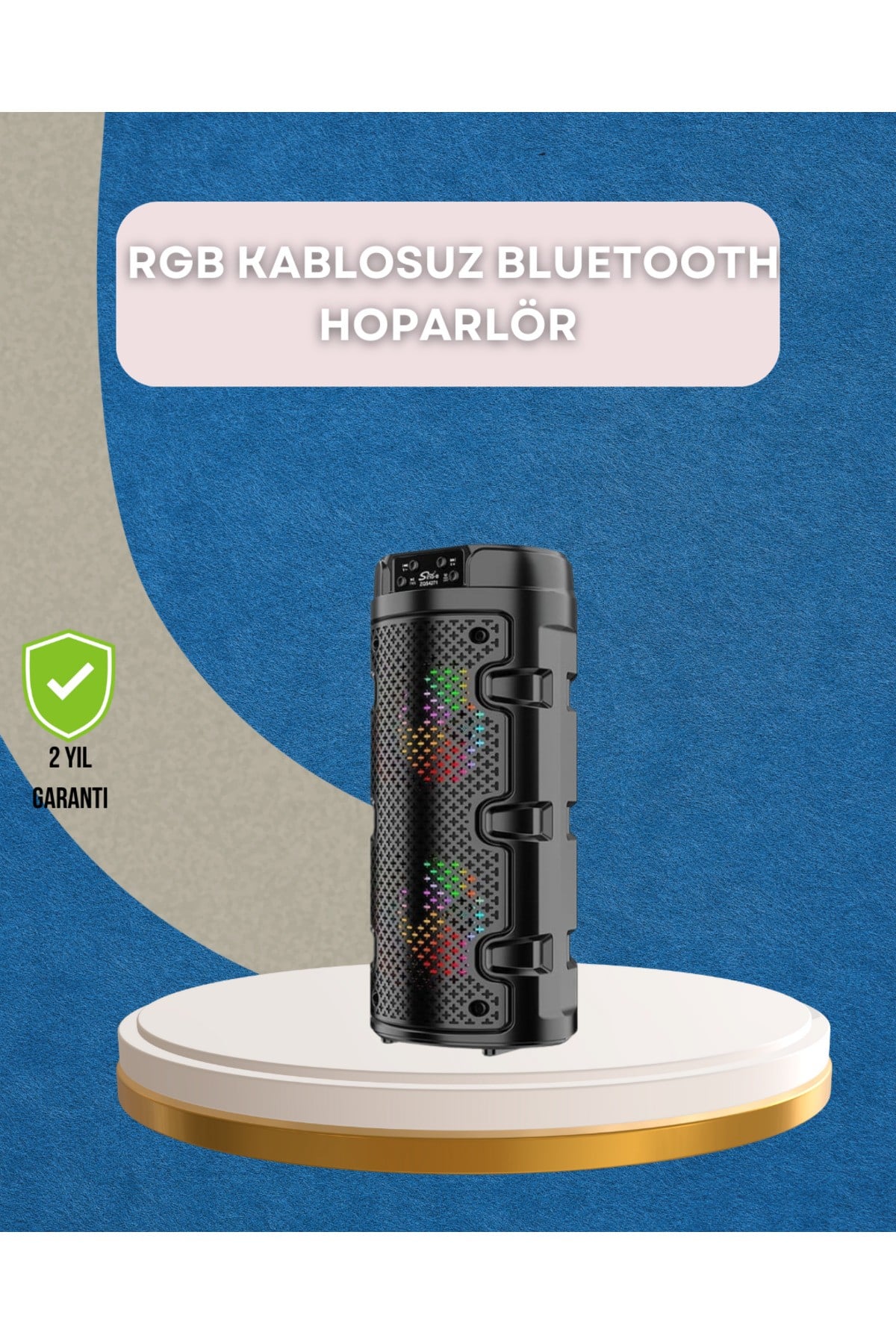 USB, SD Kart ve AUX Girişli Taşınabilir Hoparlör