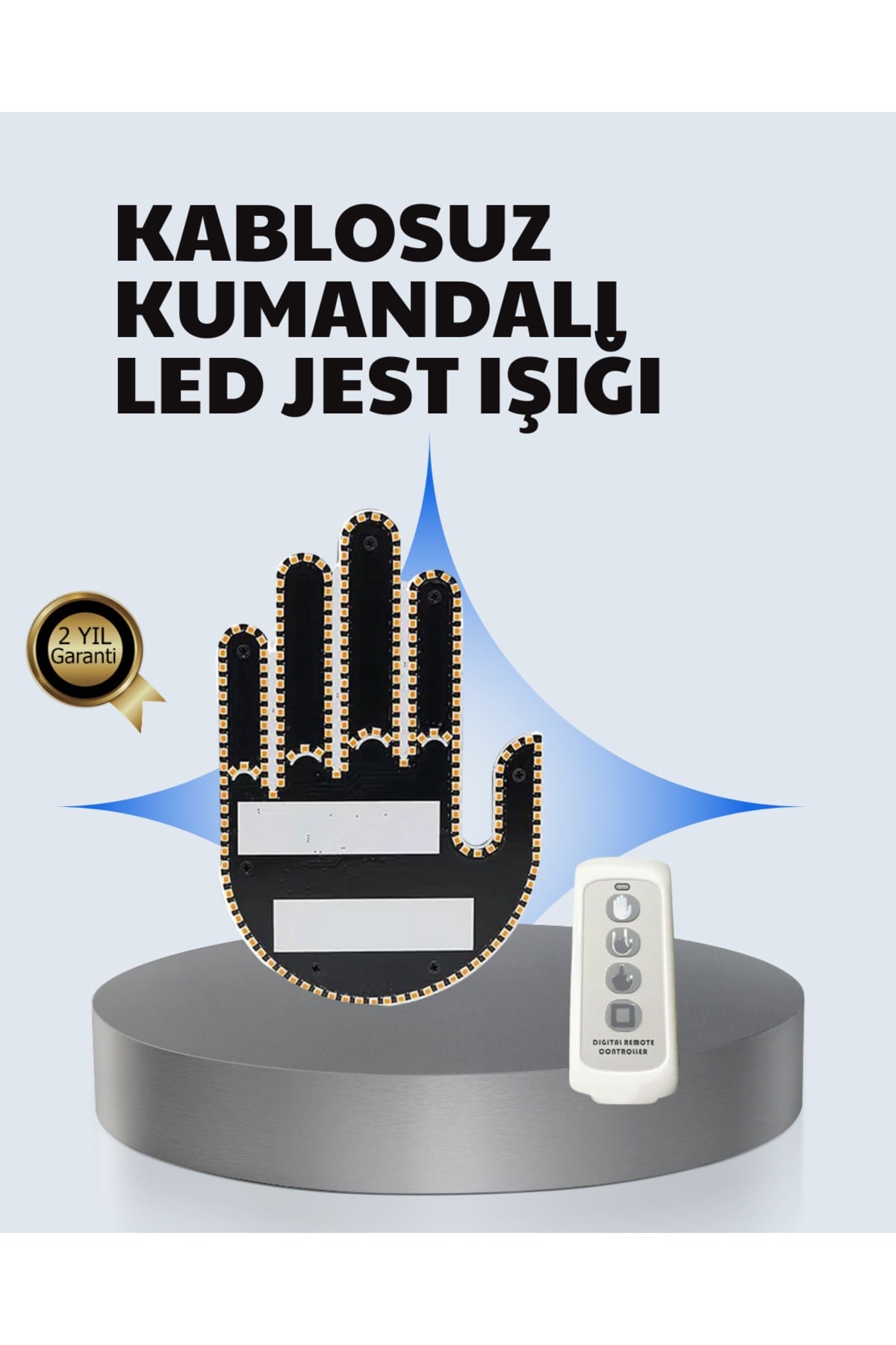 Uzaktan Kumandalı Çok Fonksiyonlu Araç Led Işığı