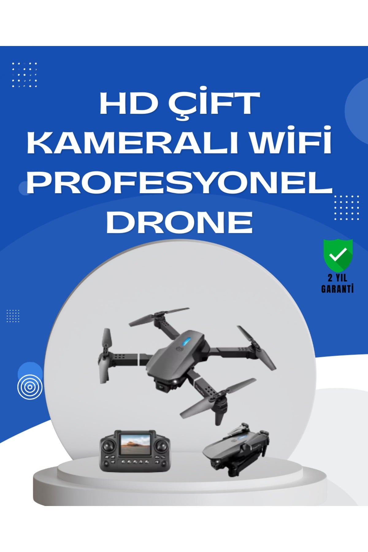 Uzaktan Kumandalı Katlanabilir Drone Yörünge Uçuşu ve Eve Dönüş Özellikli