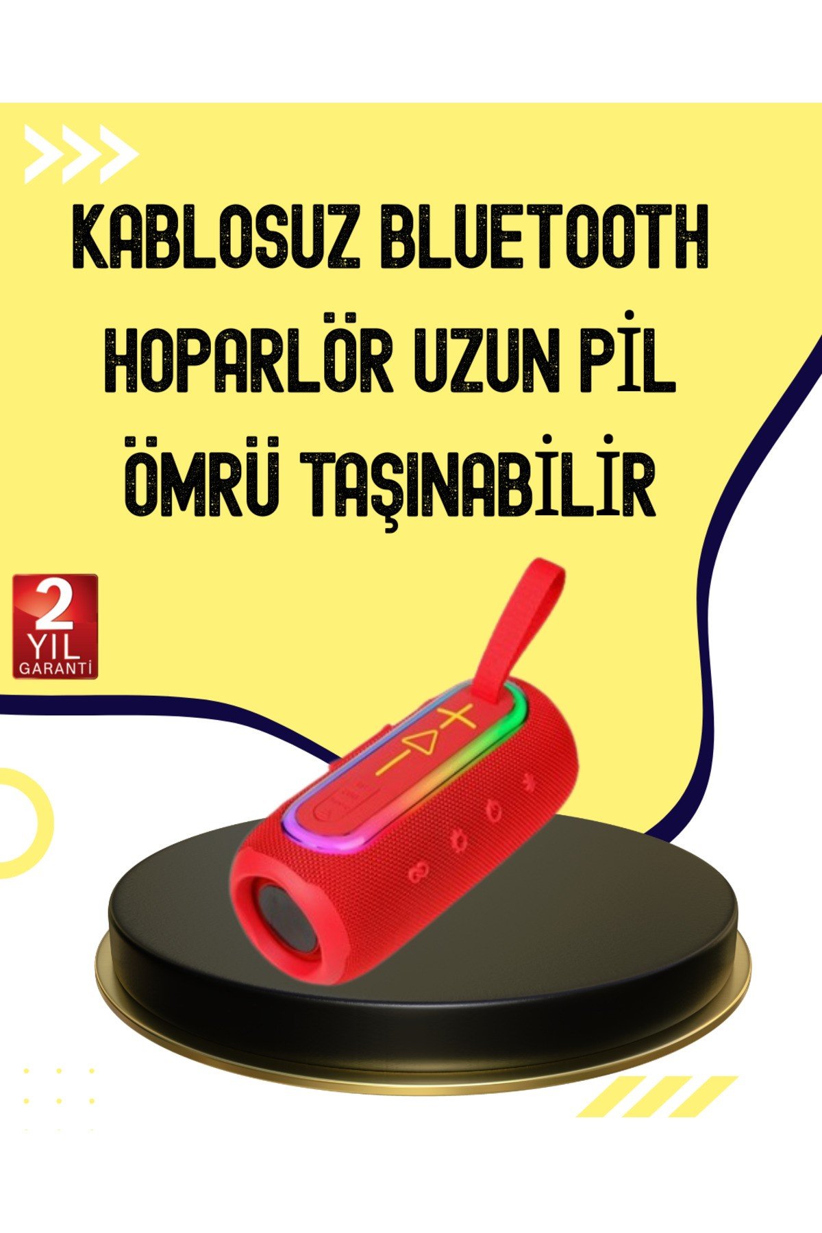 Uzun Pil Ömürlü Bluetooth 5.1 Hoparlör