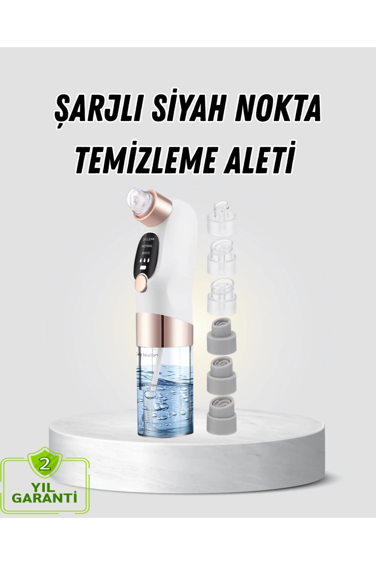 Vakum Teknolojili Siyah Nokta Temizleyici – Cilt Tonu Eşitleyen Masajlı Cilt Bakım Cihazı