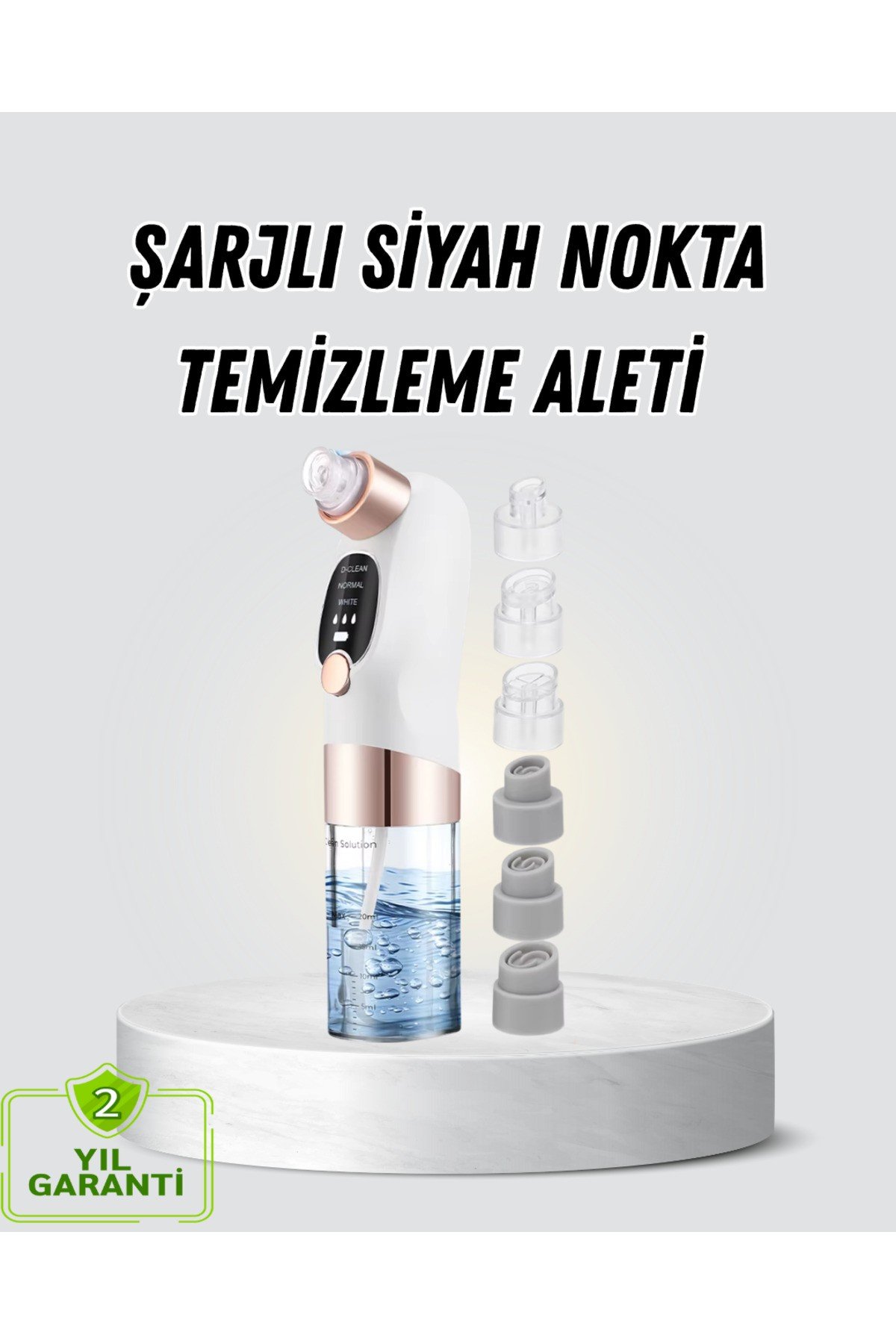 Vakum Teknolojili Siyah Nokta Temizleyici – Cilt Tonu Eşitleyen Masajlı Cilt Bakım Cihazı