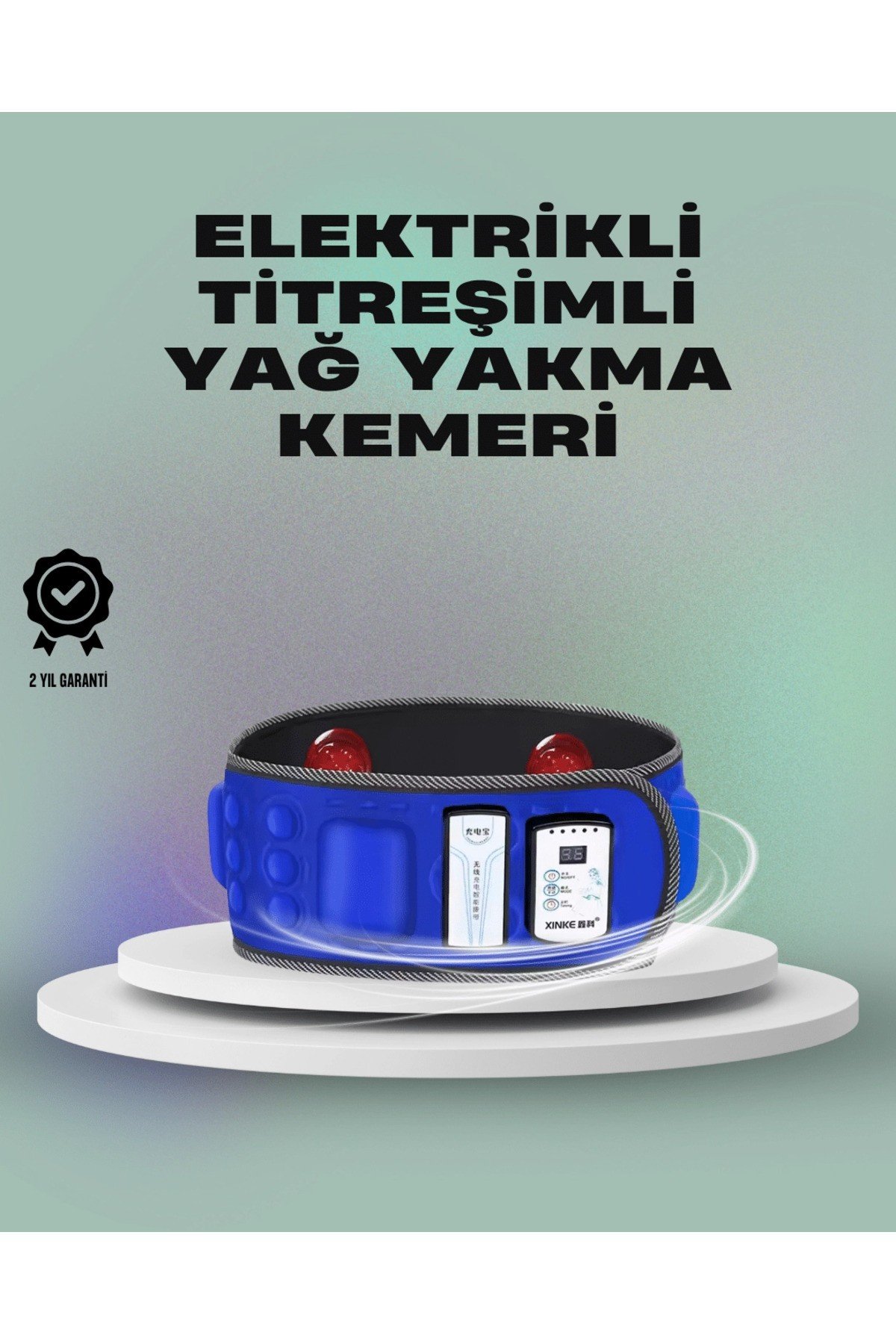 ve Masaj İçin Mıknatıslı Elektrikli Titreşim Kemeri – 7.2W Güç