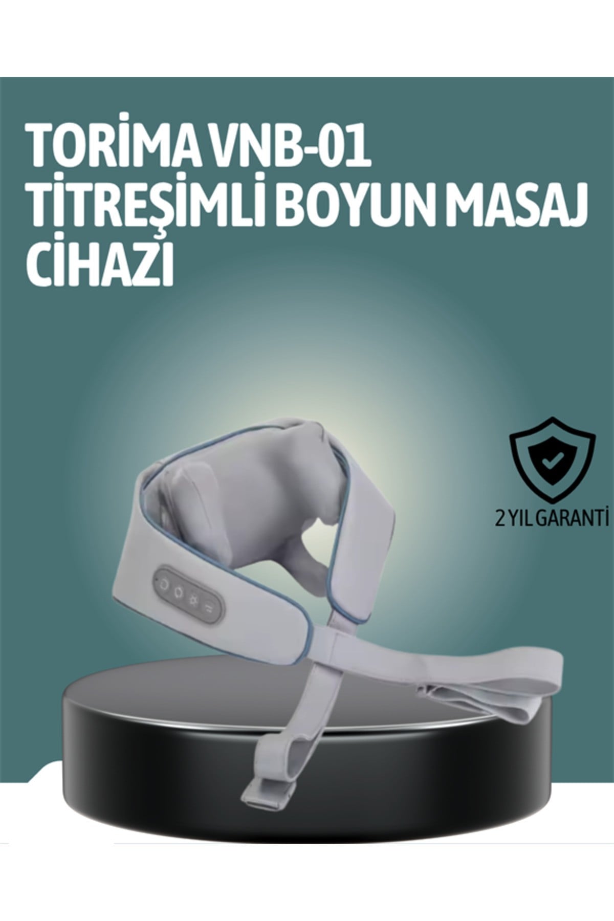 VNB-01 Şarjlı Isıtmalı Boyun ve Omuz Masaj Cihazı