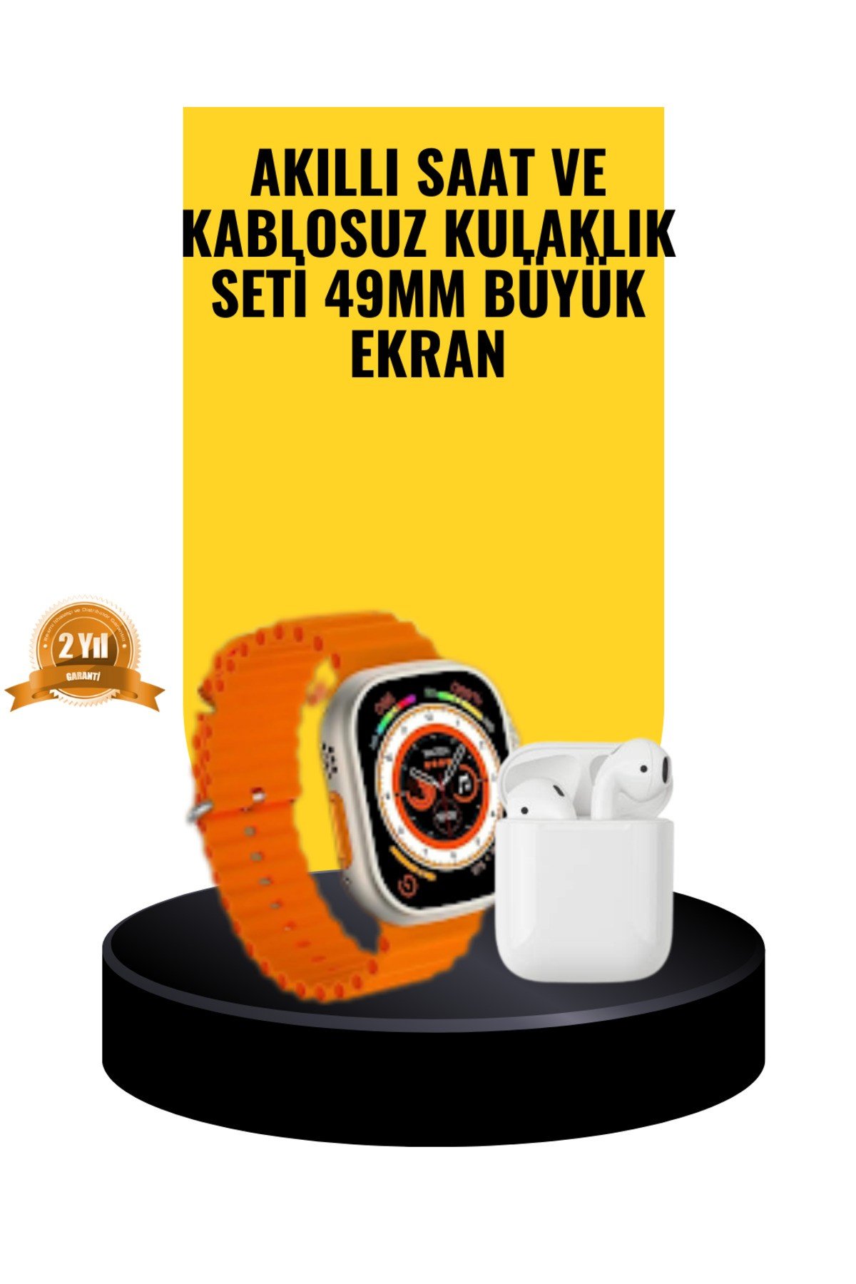 Watch 9 Max Akıllı Saat Sesli Görüşme Özellikli Kulaklık Seti