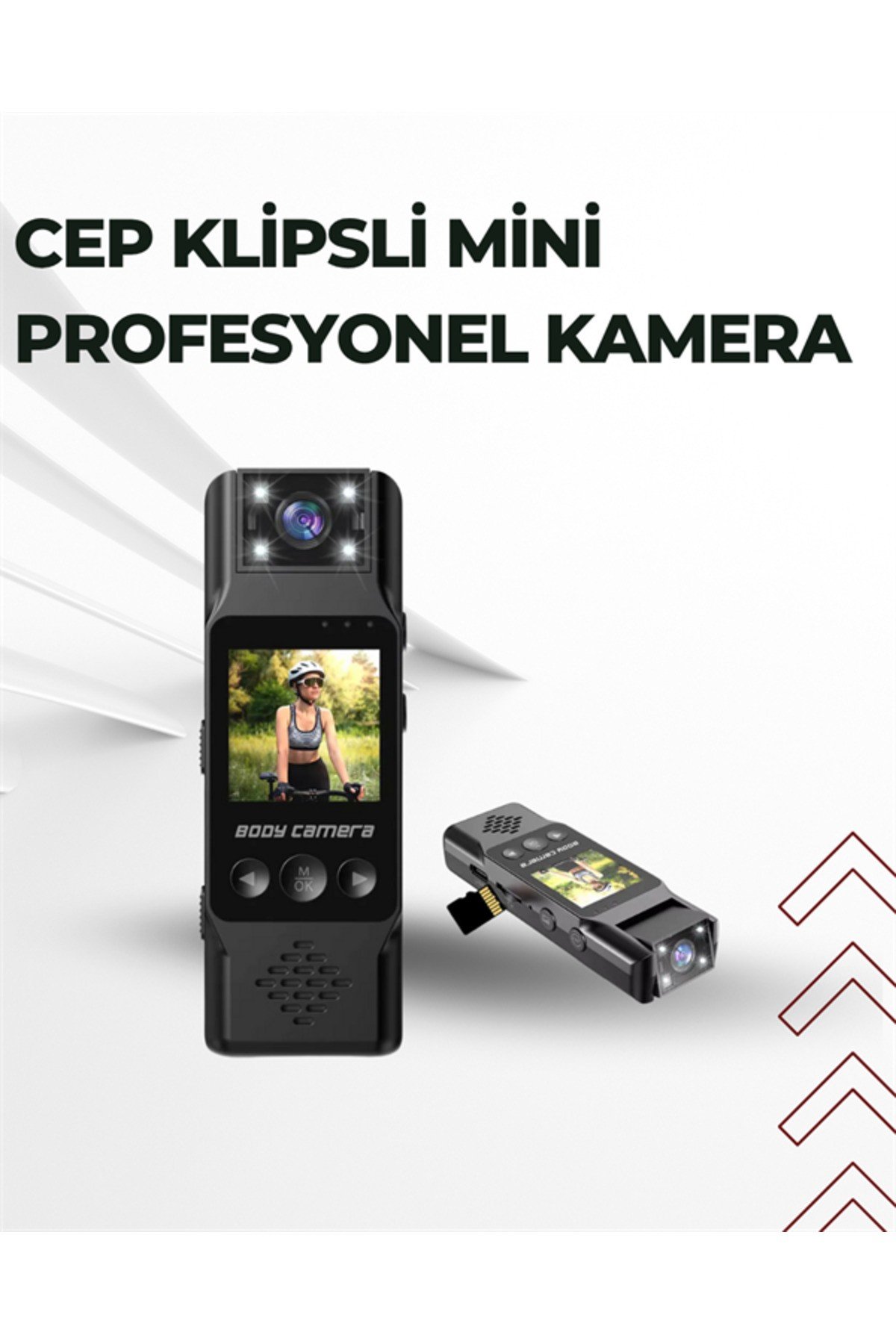 WiFi ile Uzaktan Erişimli Mini Kamera – 1200mAh Batarya, 1080P Video Çekimi