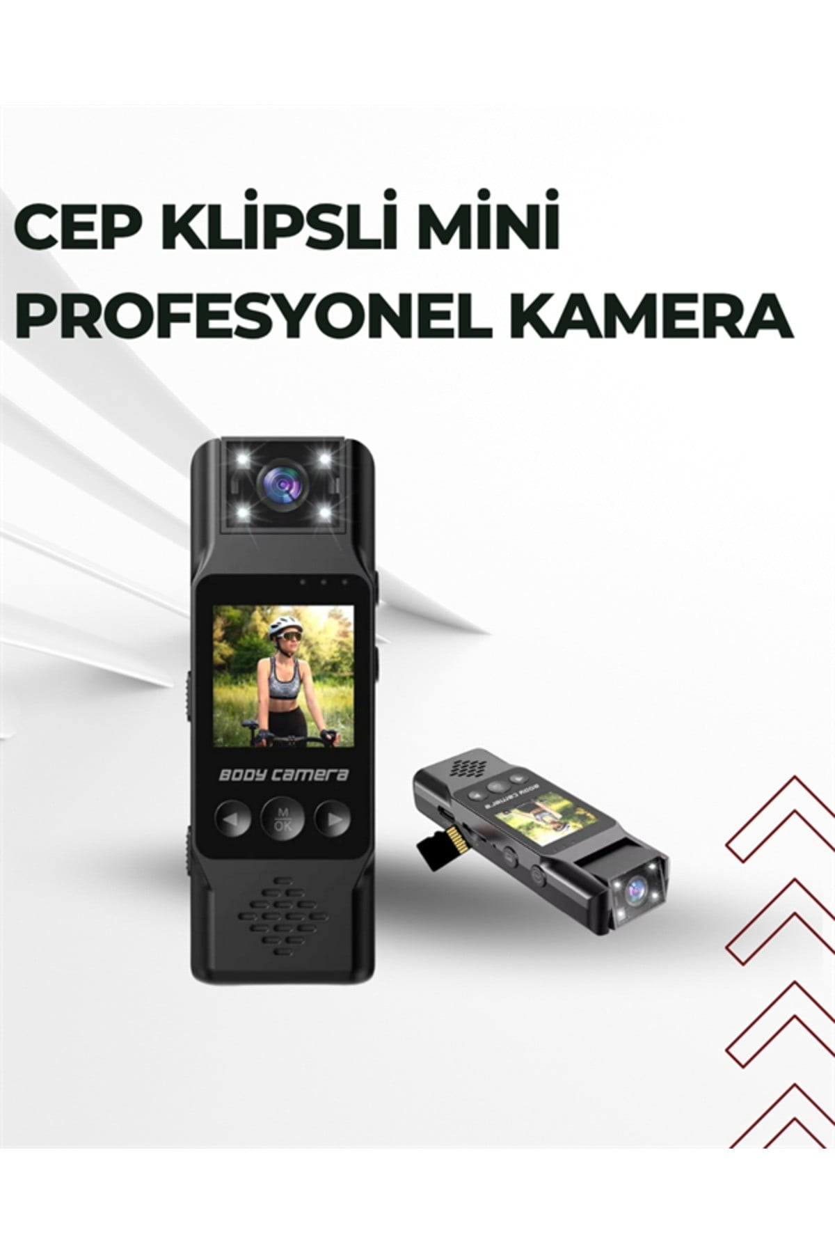 WiFi ile Uzaktan Erişimli Mini Kamera – 1200mAh Batarya, 1080P Video Çekimi