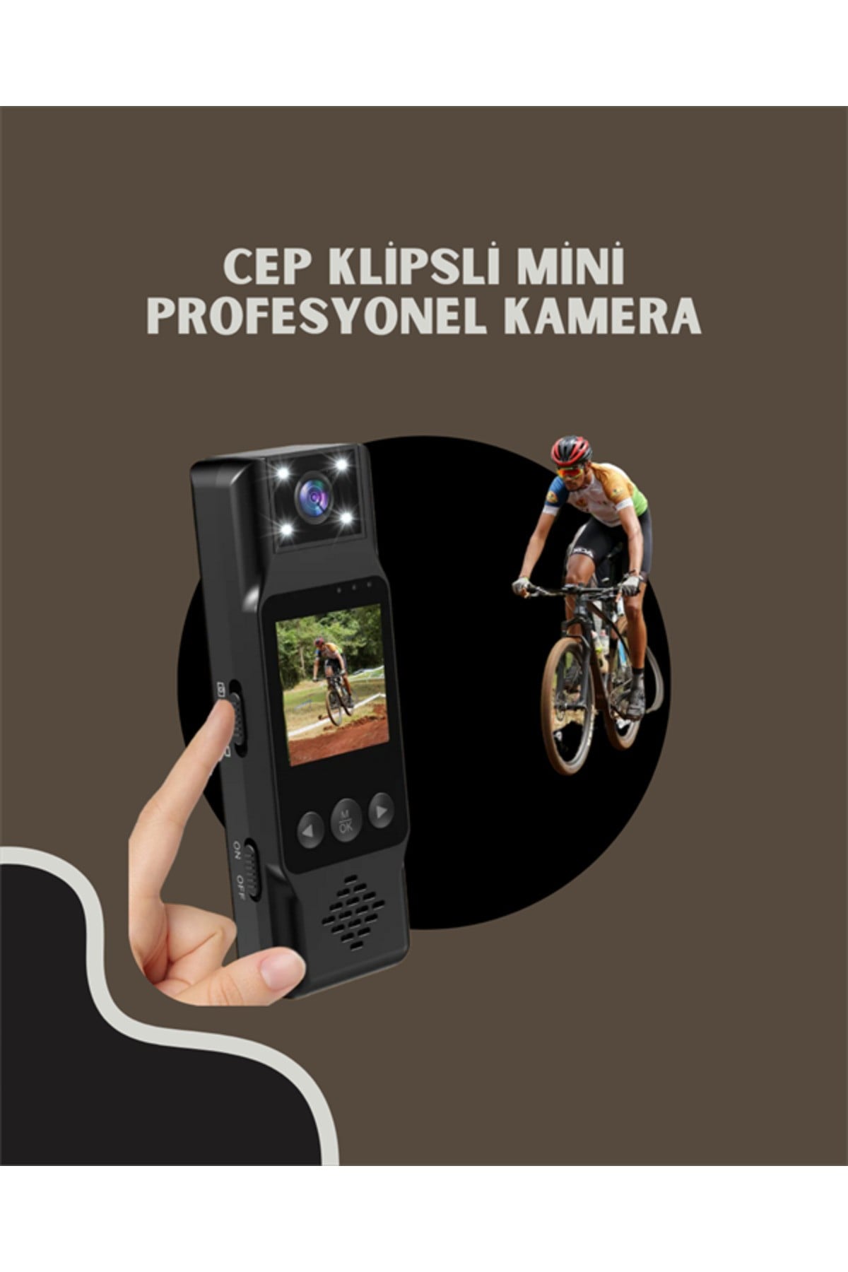 WiFi Özellikli Taşınabilir Kamera – 1.3” TFT Ekran, 3MP Fotoğraf, 128GB Kart Desteği