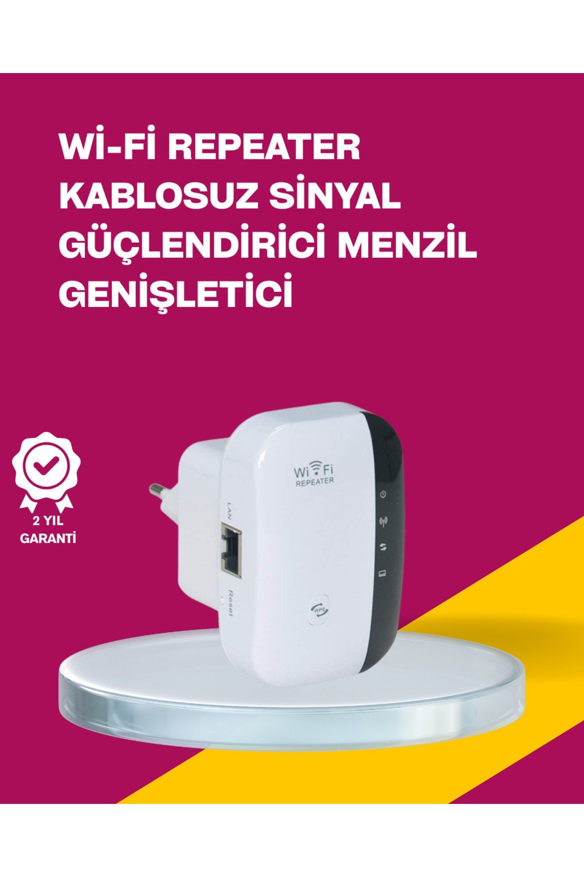Wireless-N WiFi Repeater 300 Mbps Sinyal Güçlendirici (Kopya)