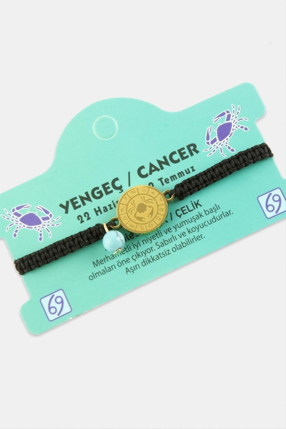Yengeç Burcu Çelik Bileklik