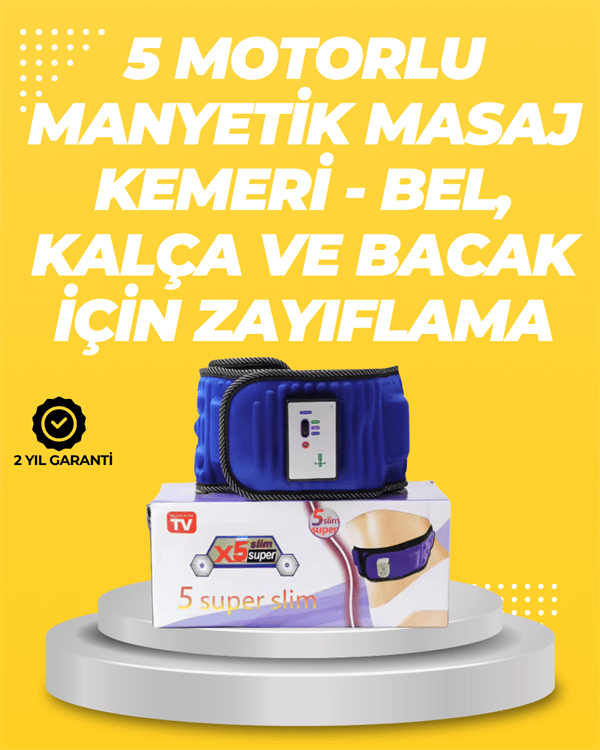 Yoğurma, Titreşim ve Manyetik Masaj Özellikli Zayıflama Aleti – 750g Hafif Tasarım