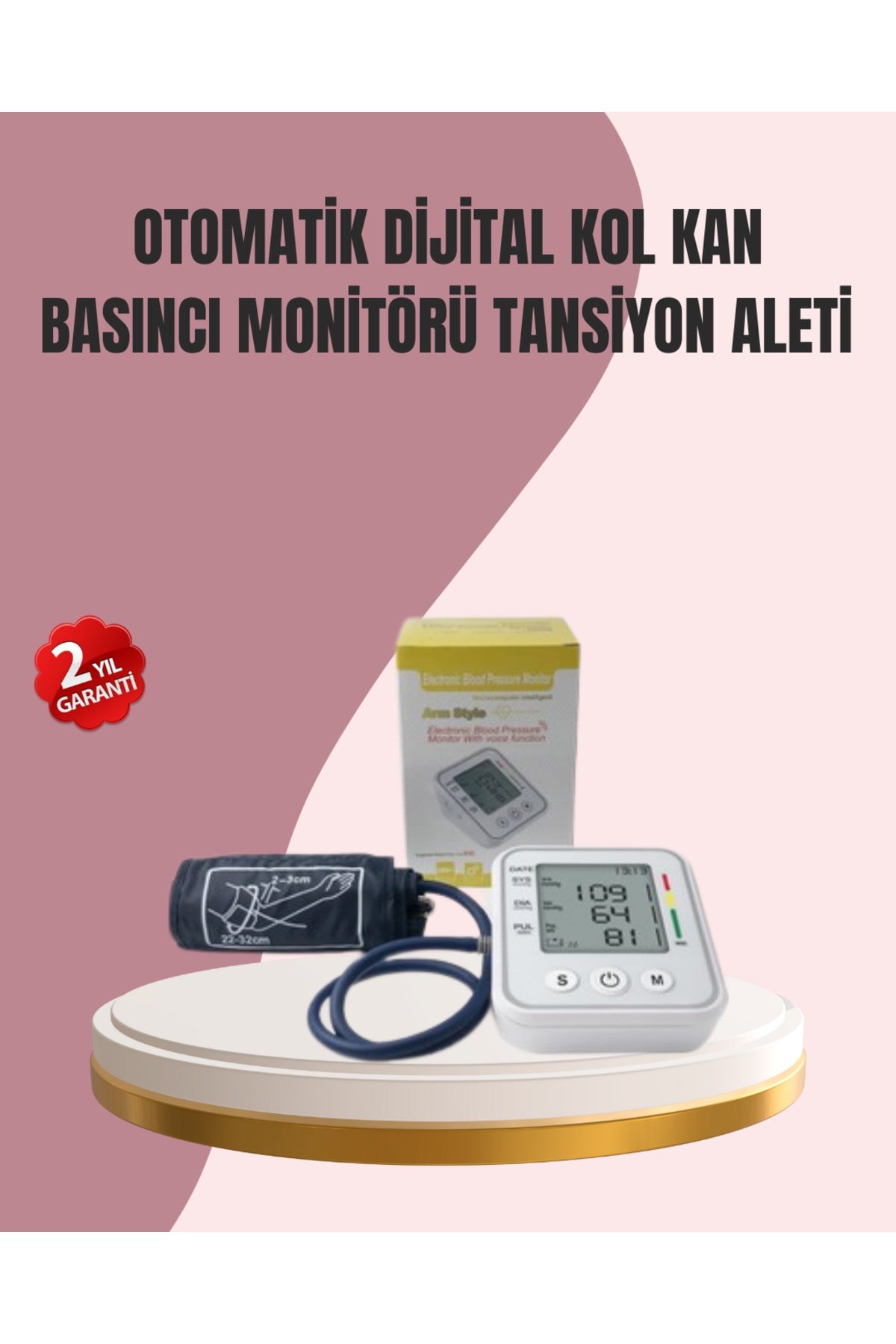 Yüksek Hassasiyetli Dijital Tansiyon Ölçer