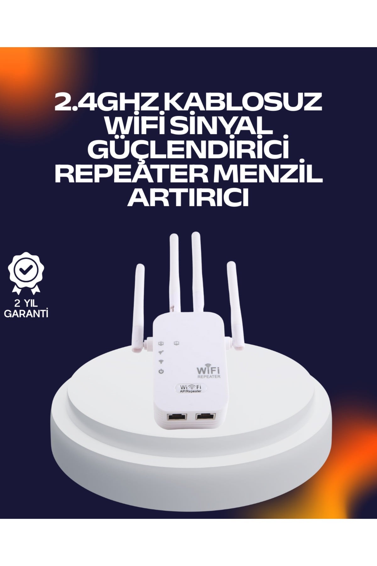 Yüksek Hızlı Parazit Önleyici WiFi Repeater Router