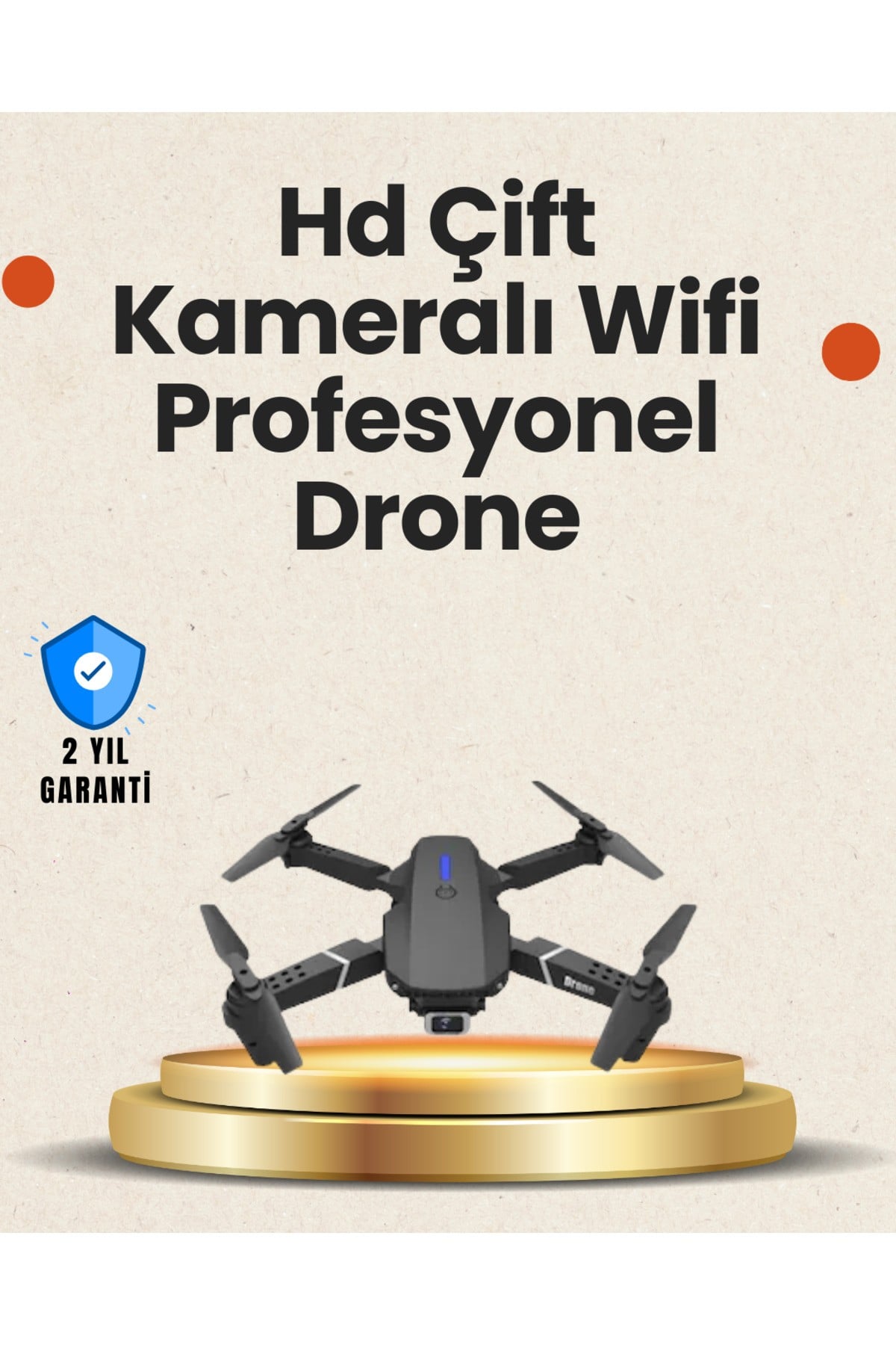 Yükseklik Sabitlemeli Katlanabilir Drone 1080P 4K Kamera Seçenekli
