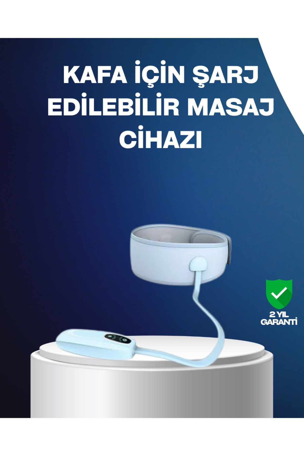 Yumuşak Dokulu Baş Masaj Bandı Günlük Kullanıma Uygun