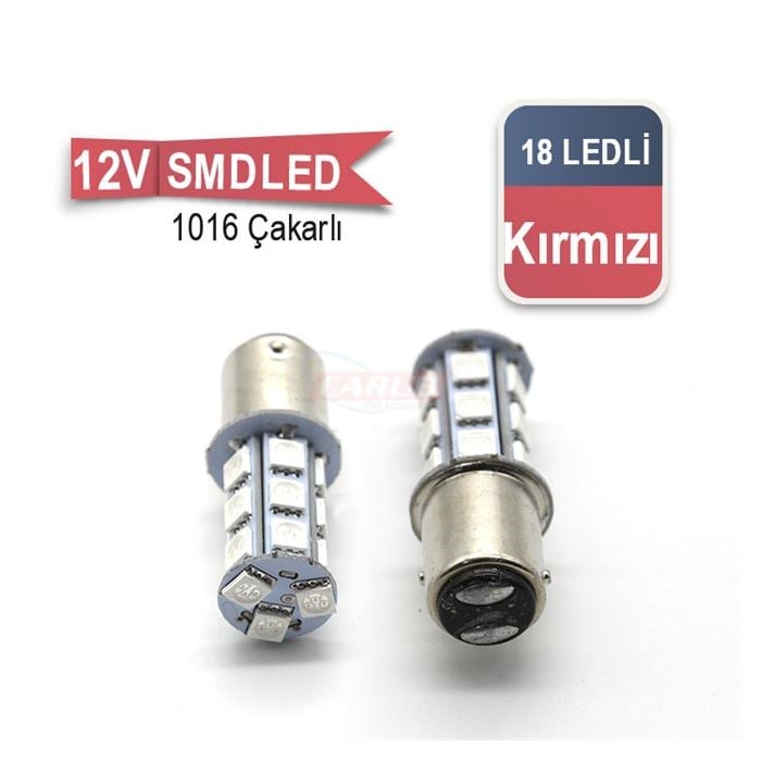 1016-12v-18led-kirmizi-cakarli-ampul-702360