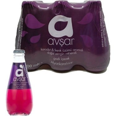 AVŞAR SODA 200ML KARADUT FRENK ÜZÜMÜ