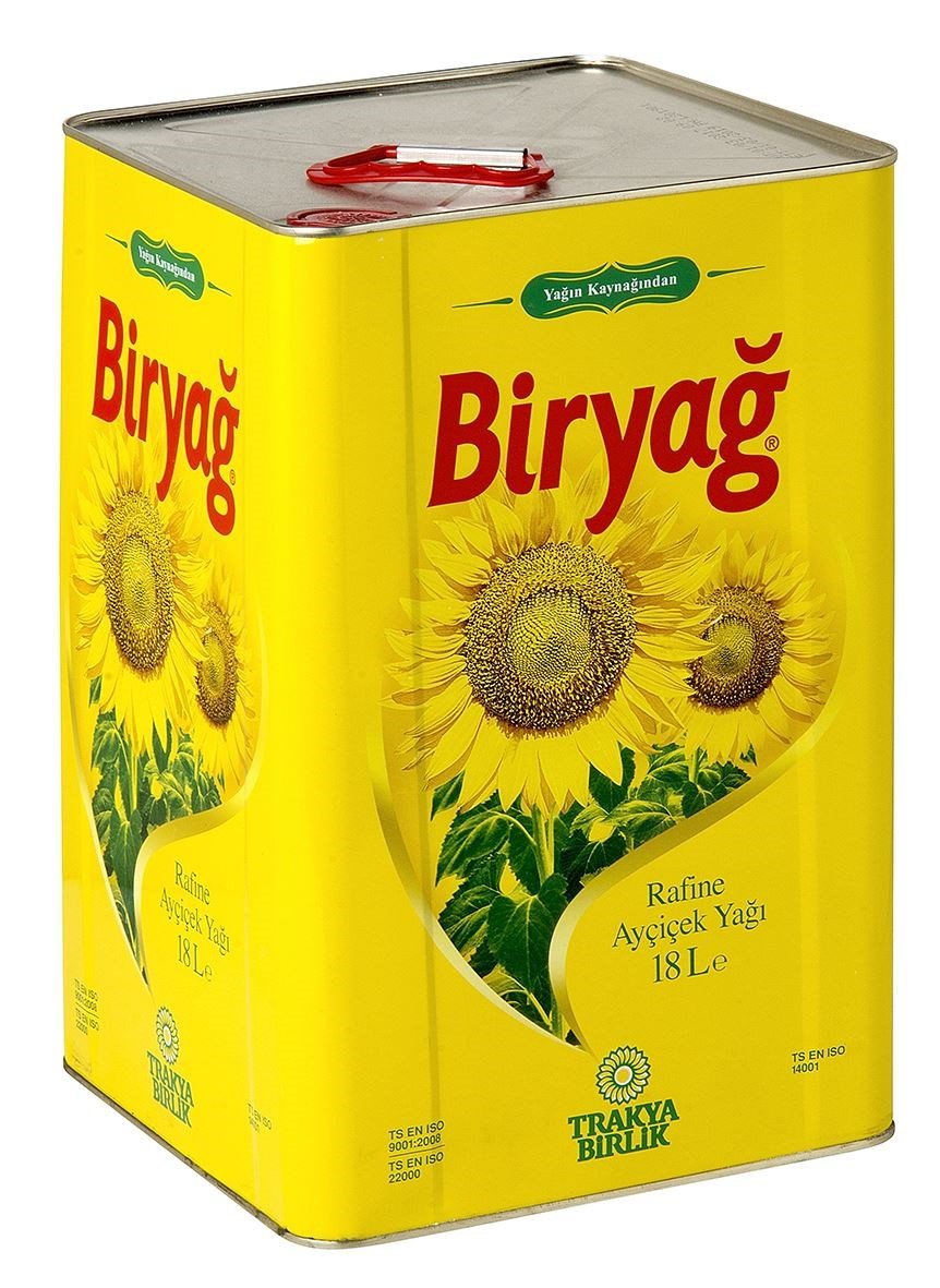 BİRYAĞ PROFESYONEL 18 LT AYÇİÇEK YAĞI*45